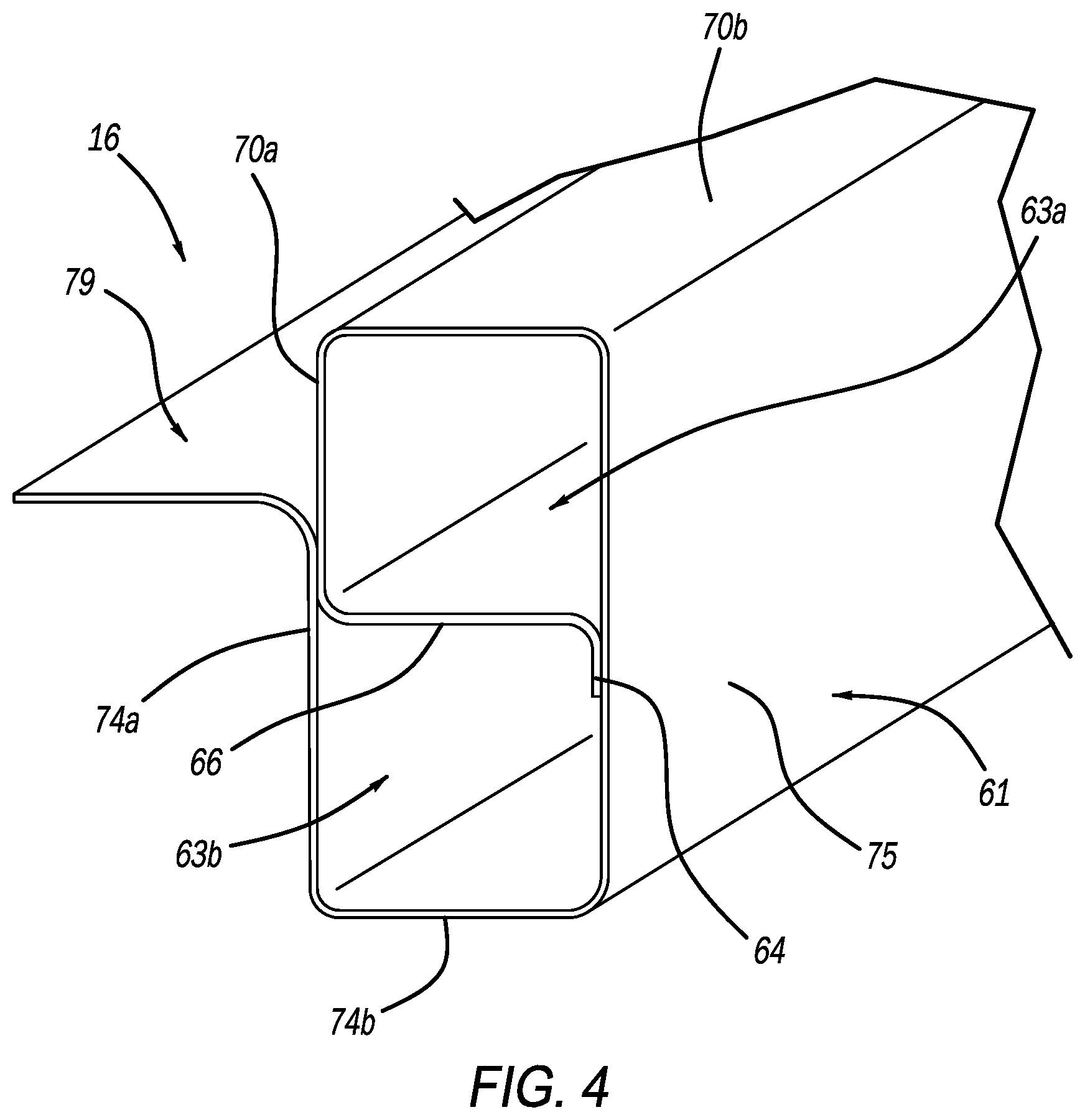 Patent US12472806 Figure 4 – Mounting structure for electric vehicle