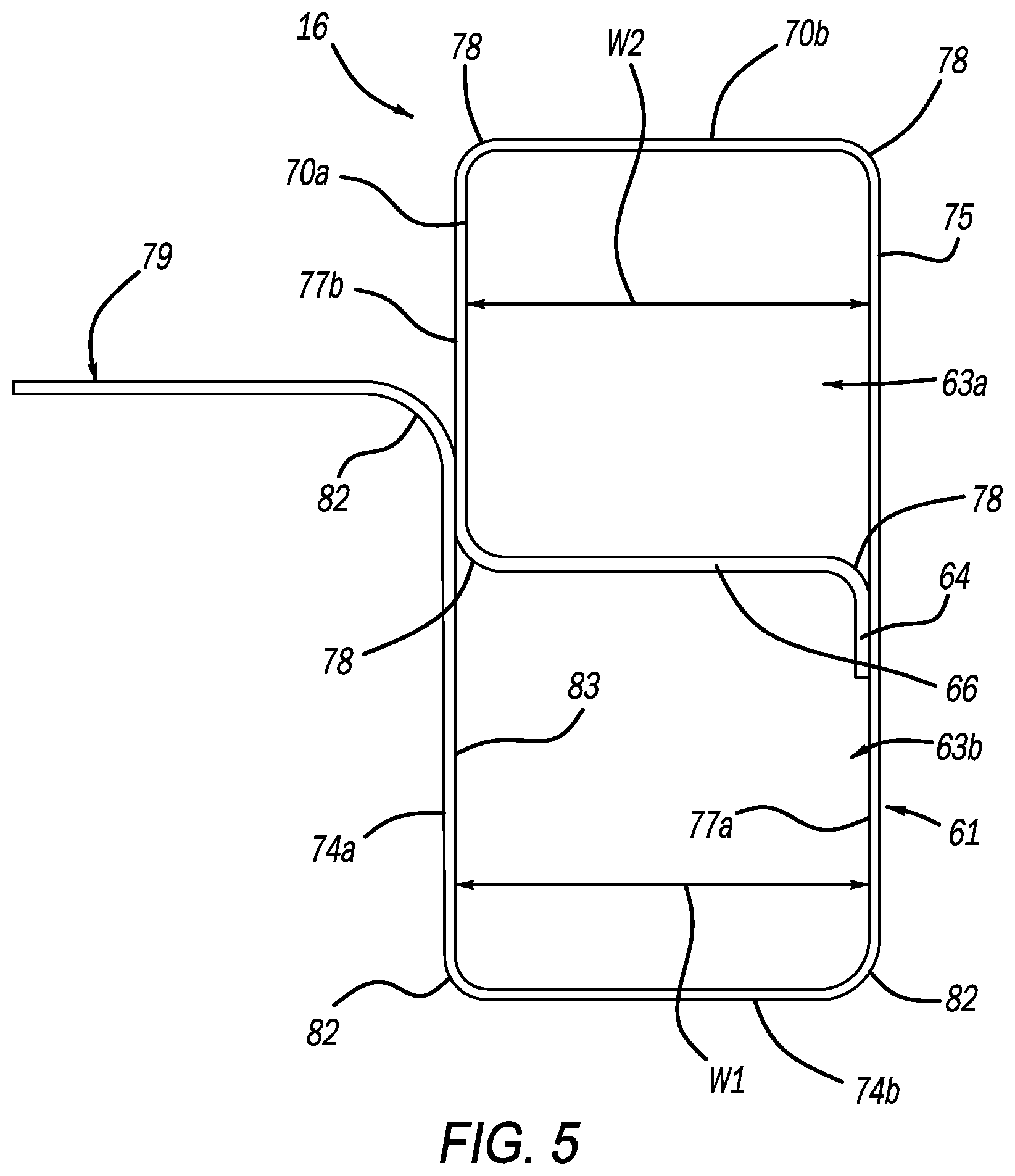 Patent US12472806 Figure 5 – Mounting structure for electric vehicle