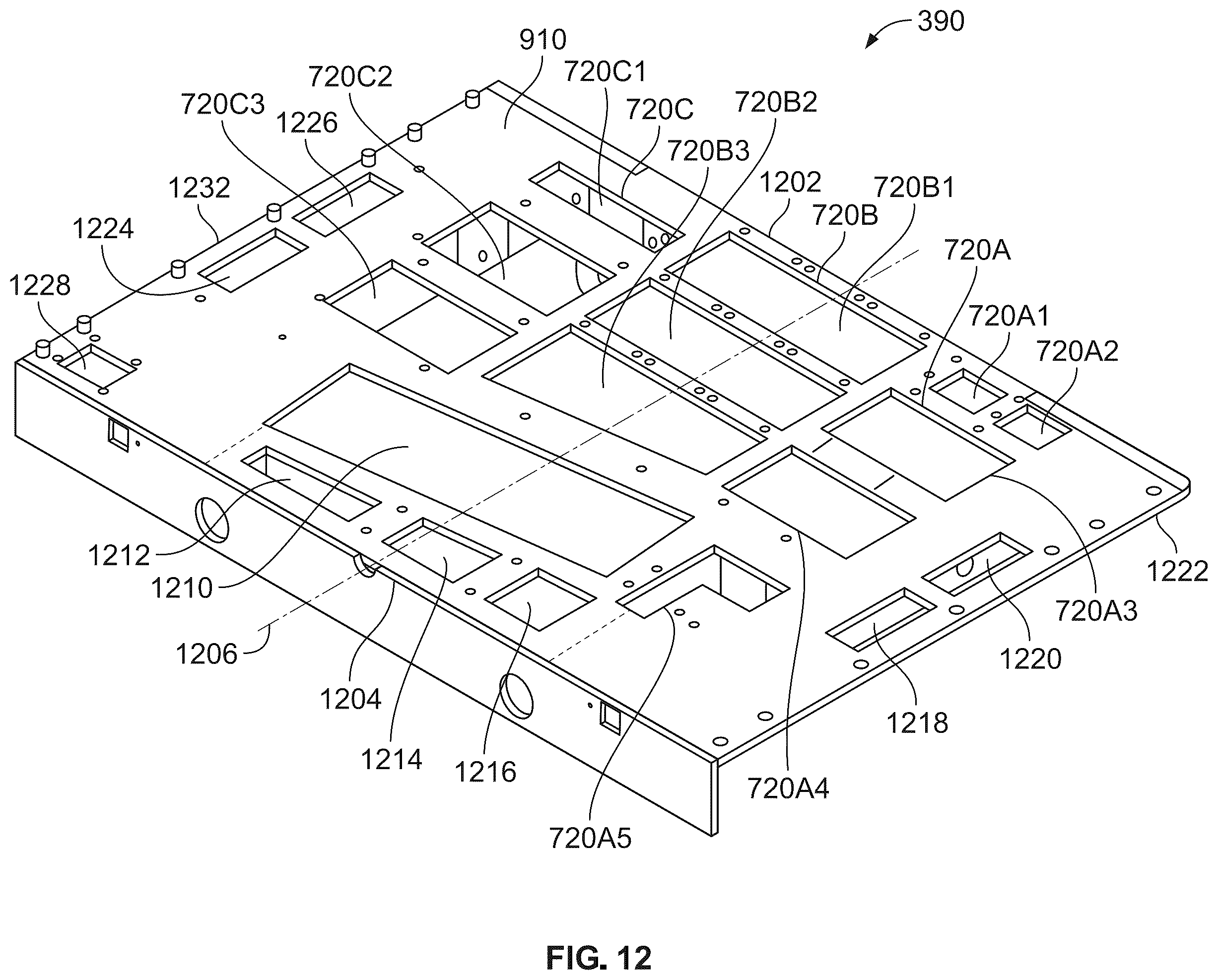 Patent US12472807 Figure 13 – Land vehicles incorporating cradles for supporting electrical devices and components therefor