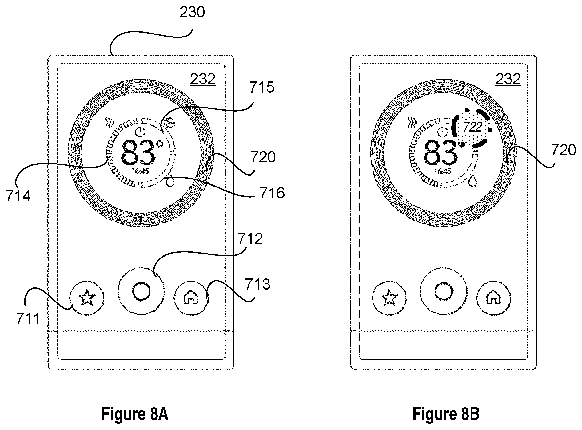 Patent US12472814 Figure 8 – Recreational vehicle user interface