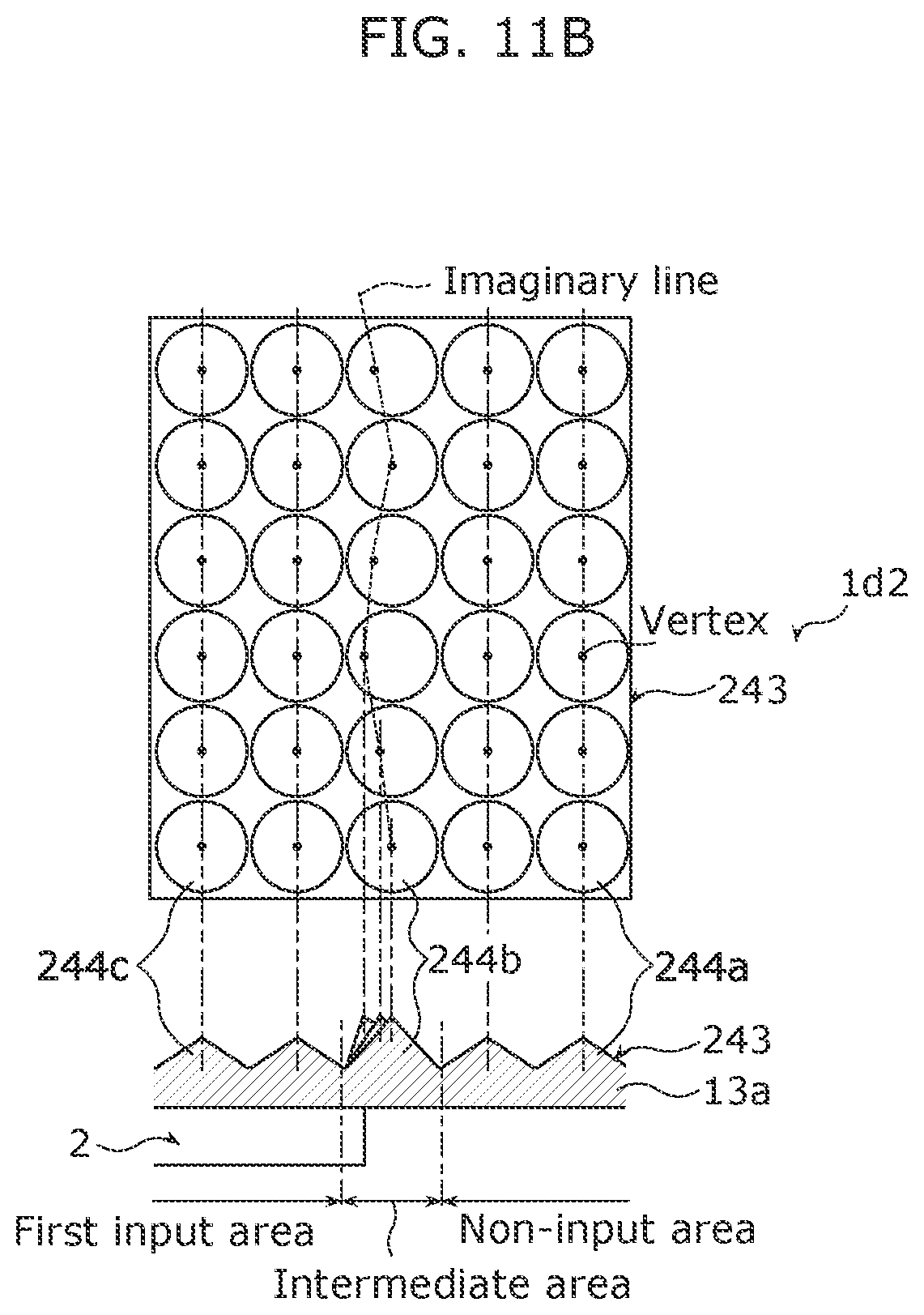 Patent US12472816 Figure 7 – Touch input device and method of manufacturing operation panel