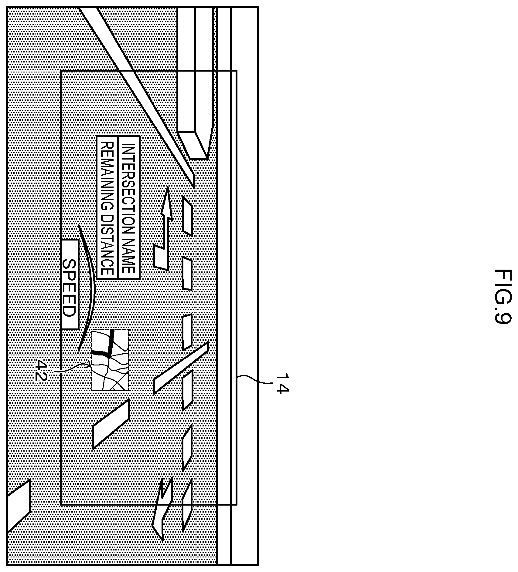 Patent US12472818 Figure 9 – Vehicle display control device, vehicle display device, vehicle, vehicle display control method, and non-transitory storage medium