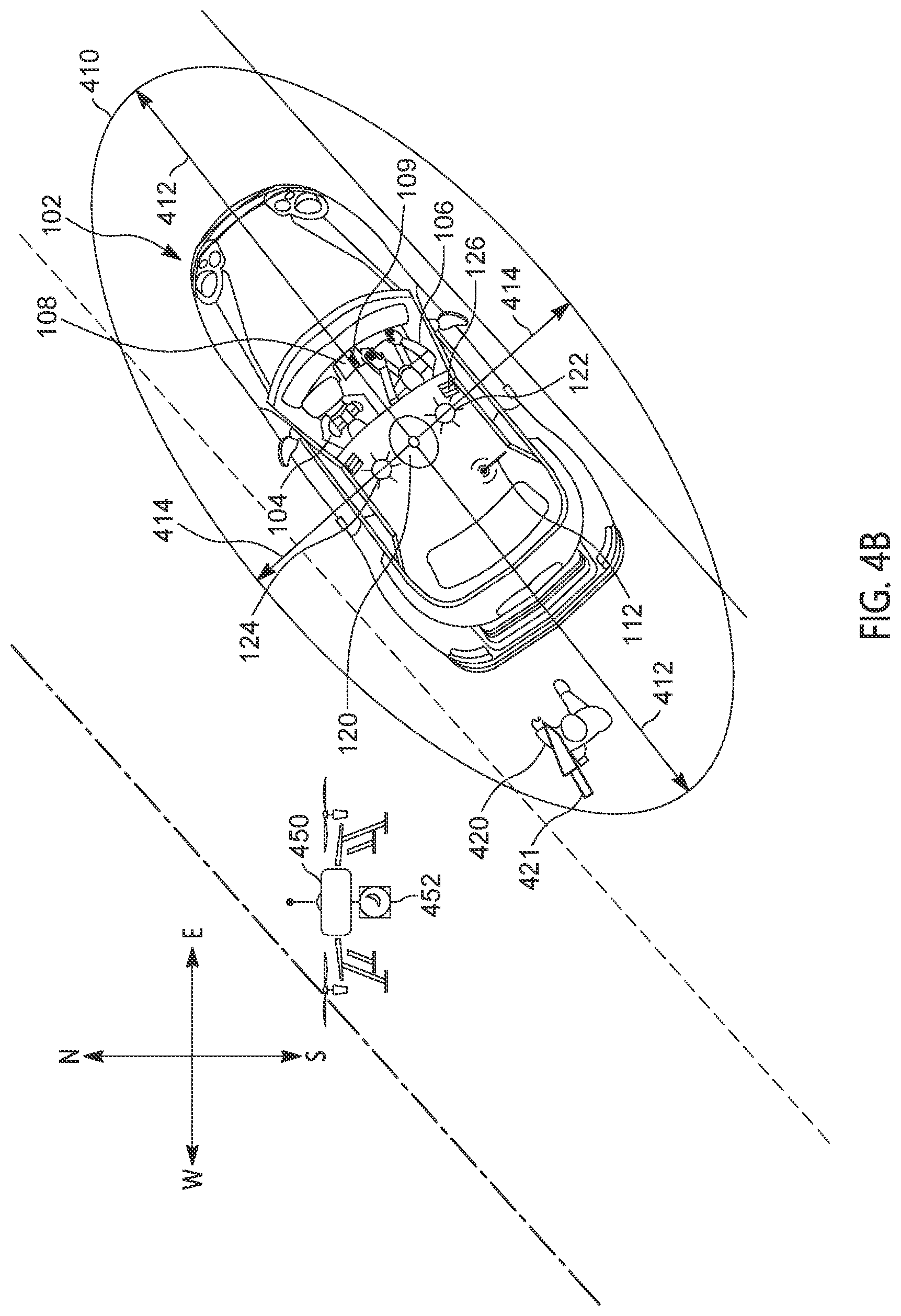 Patent US12472823 Figure 6 – Device, system, and method for controlling a vehicle display and a mobile display into a threat mode