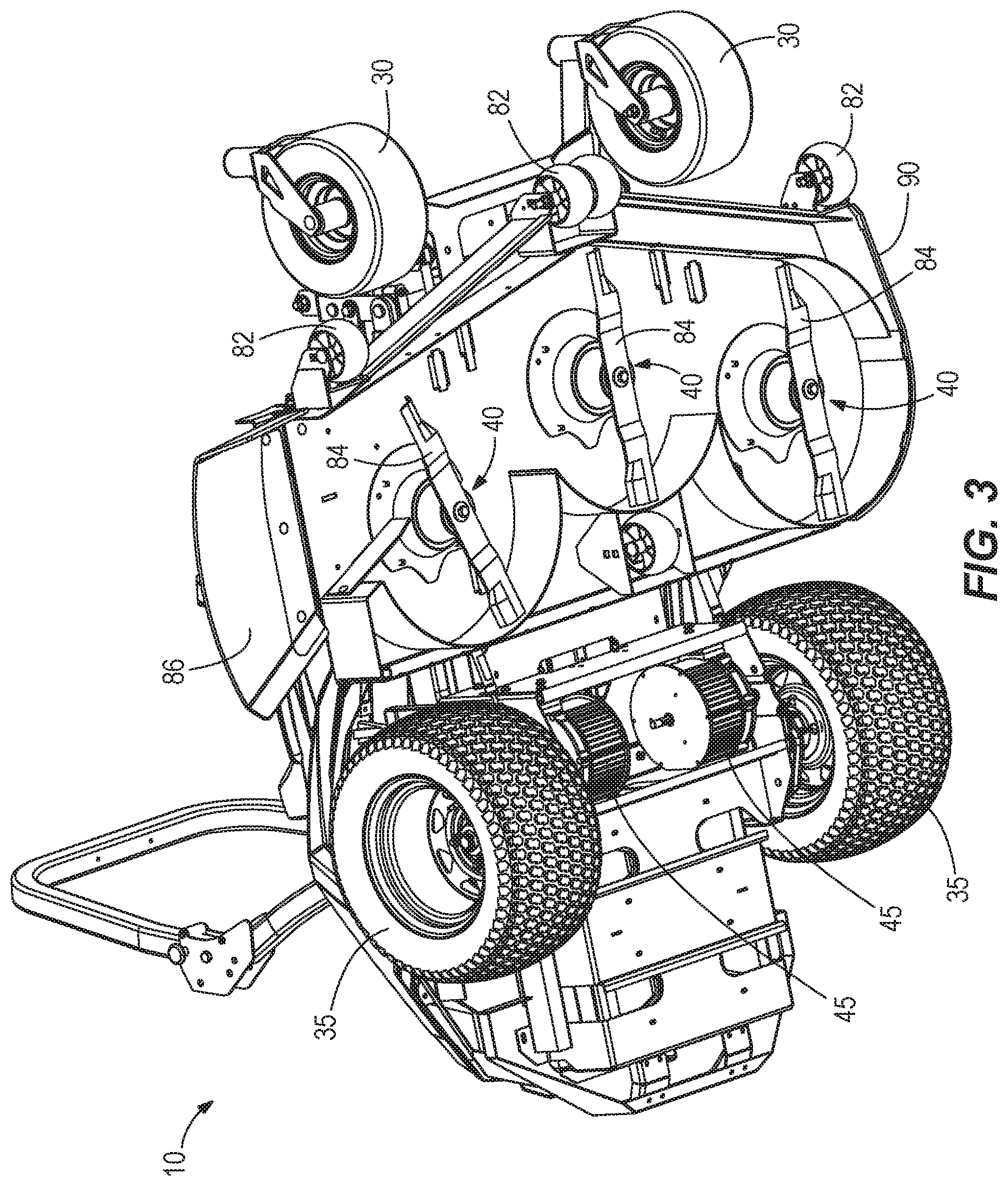 Patent US12472839 Figure 3 – Power source and control system for a lawn mower