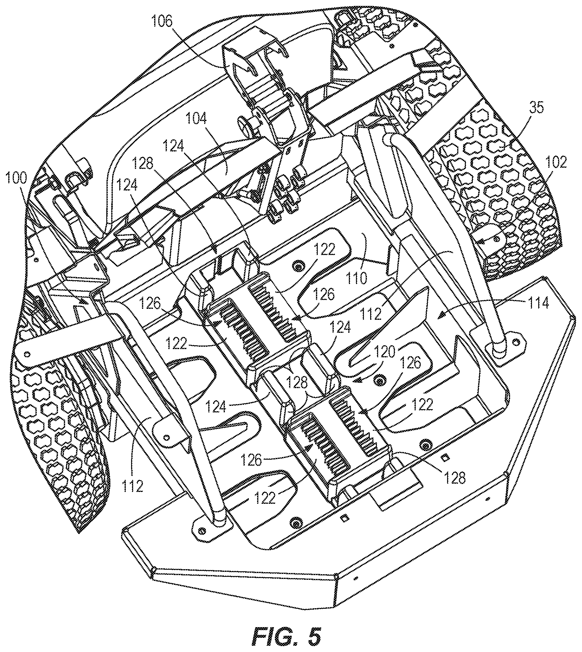 Patent US12472839 Figure 5 – Power source and control system for a lawn mower