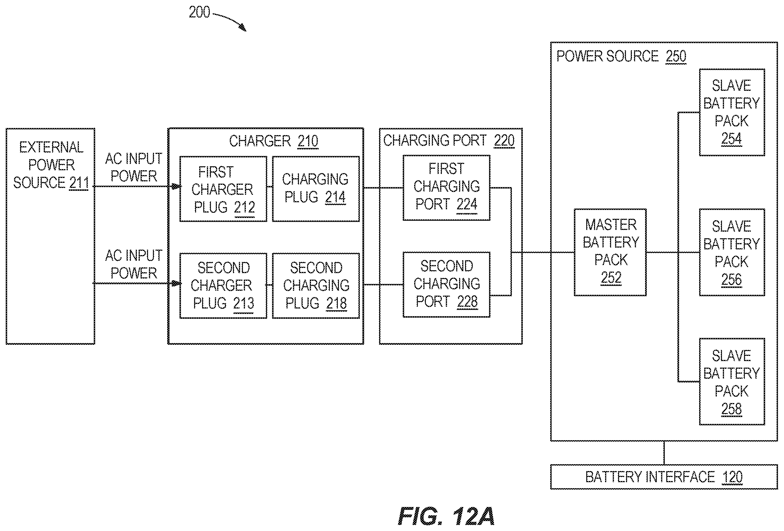 Patent US12472839 Figure 10 – Power source and control system for a lawn mower
