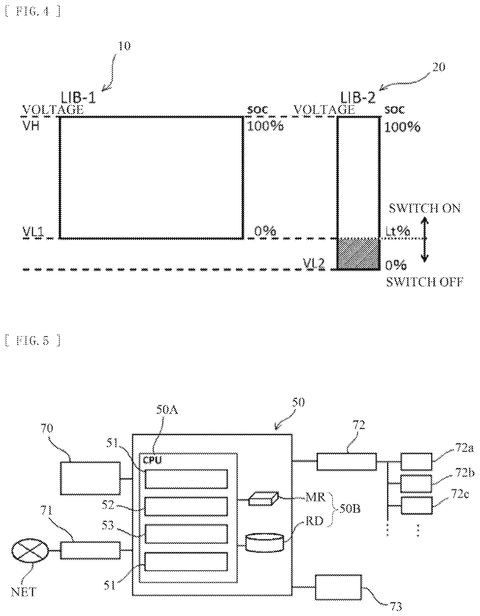 Patent US12472841 Figure 3 – In-vehicle electric power storage system, vehicle, and recording medium in which computer program is recorded