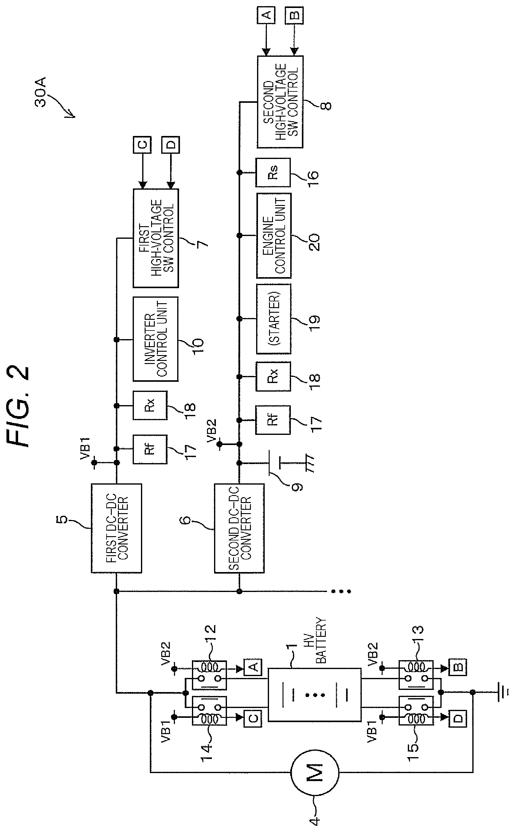 Patent US12472844 Figure 2 – Vehicle control system