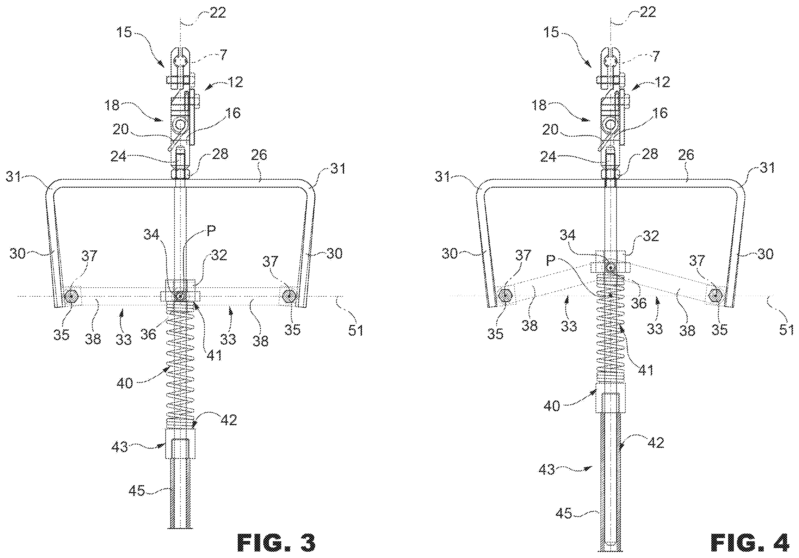 Patent US12472847 Figure 3 – Hanger supporting of a suspended contact wire of a supply electric aerial railway line and an electric aerial railway line comprising said hanger