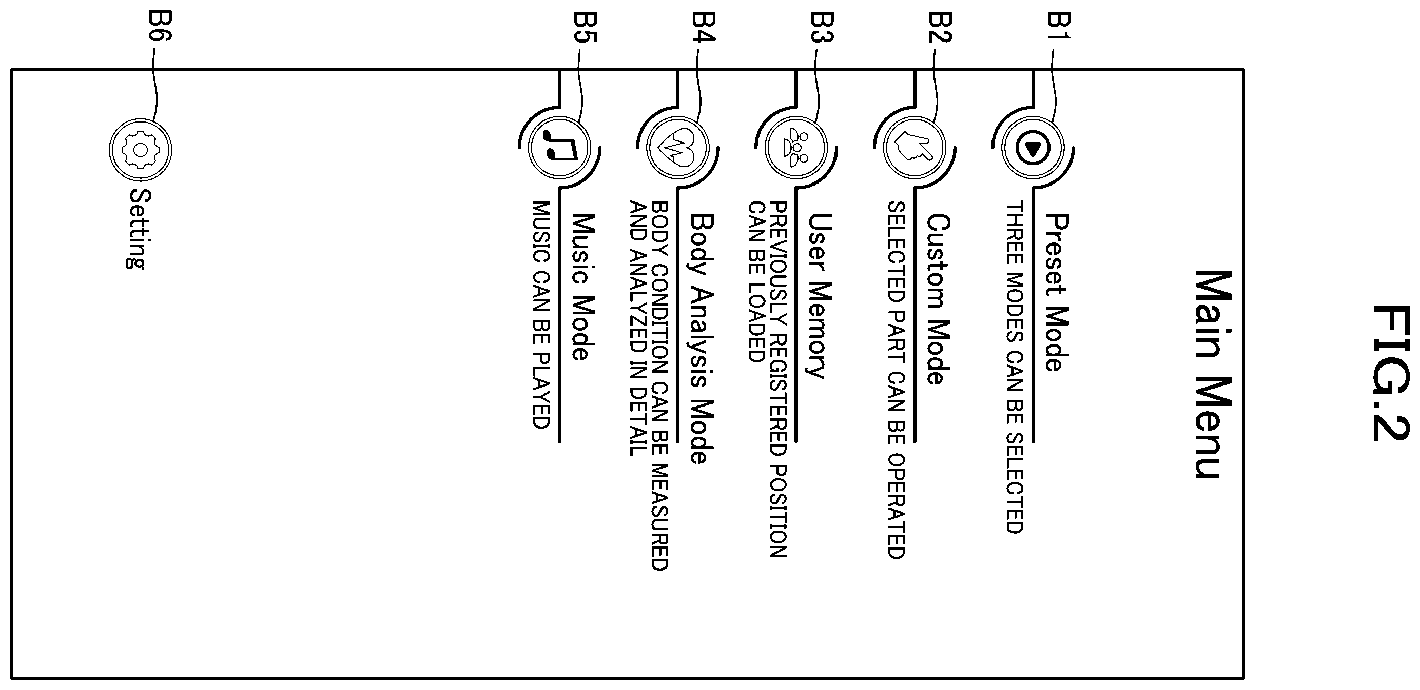 Patent US12472848 Figure 2 – Seat experience system