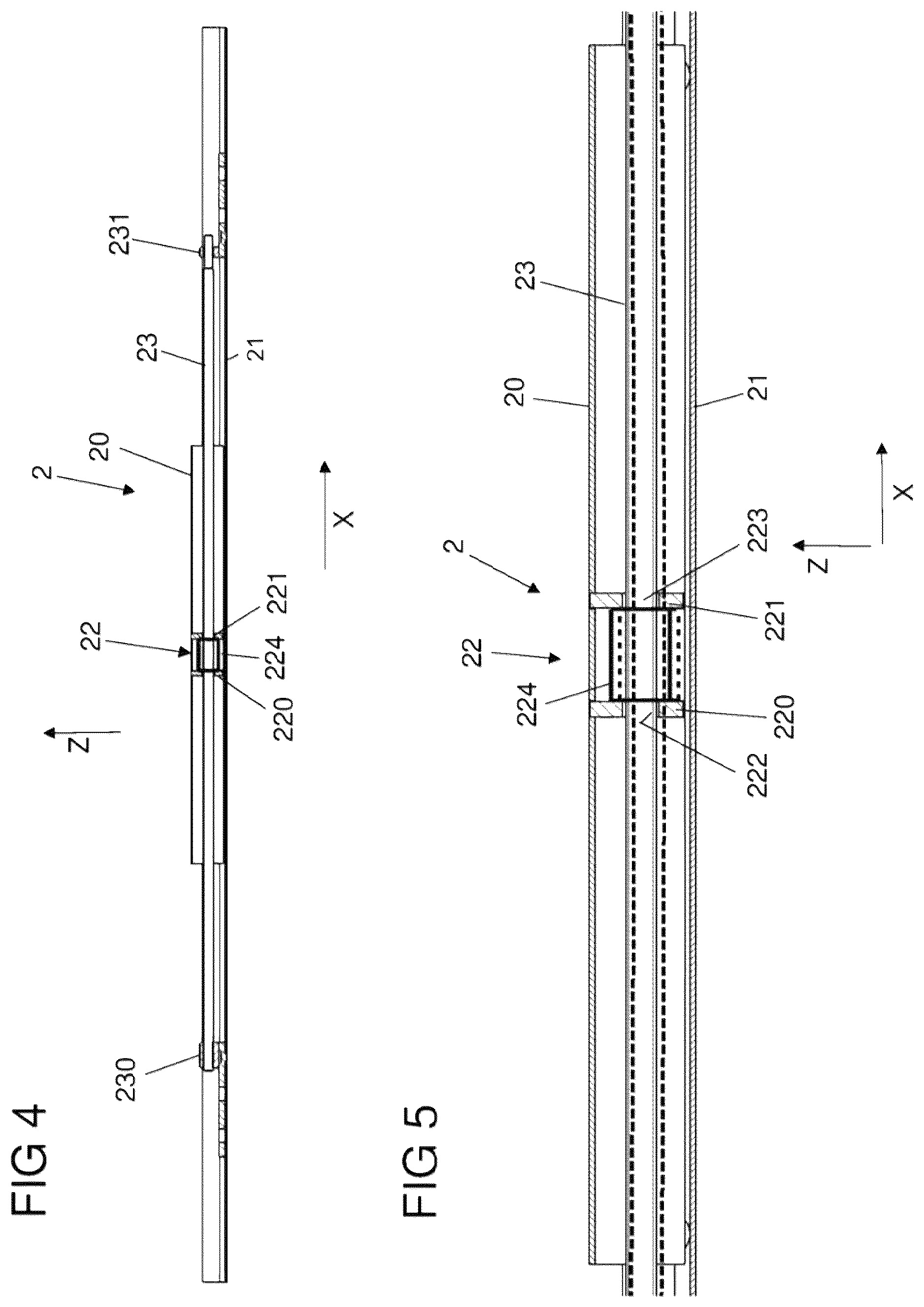 Patent US12472850 Figure 3 – Adjustment device for a vehicle subassembly having an adjustment mechanism and a supporting element