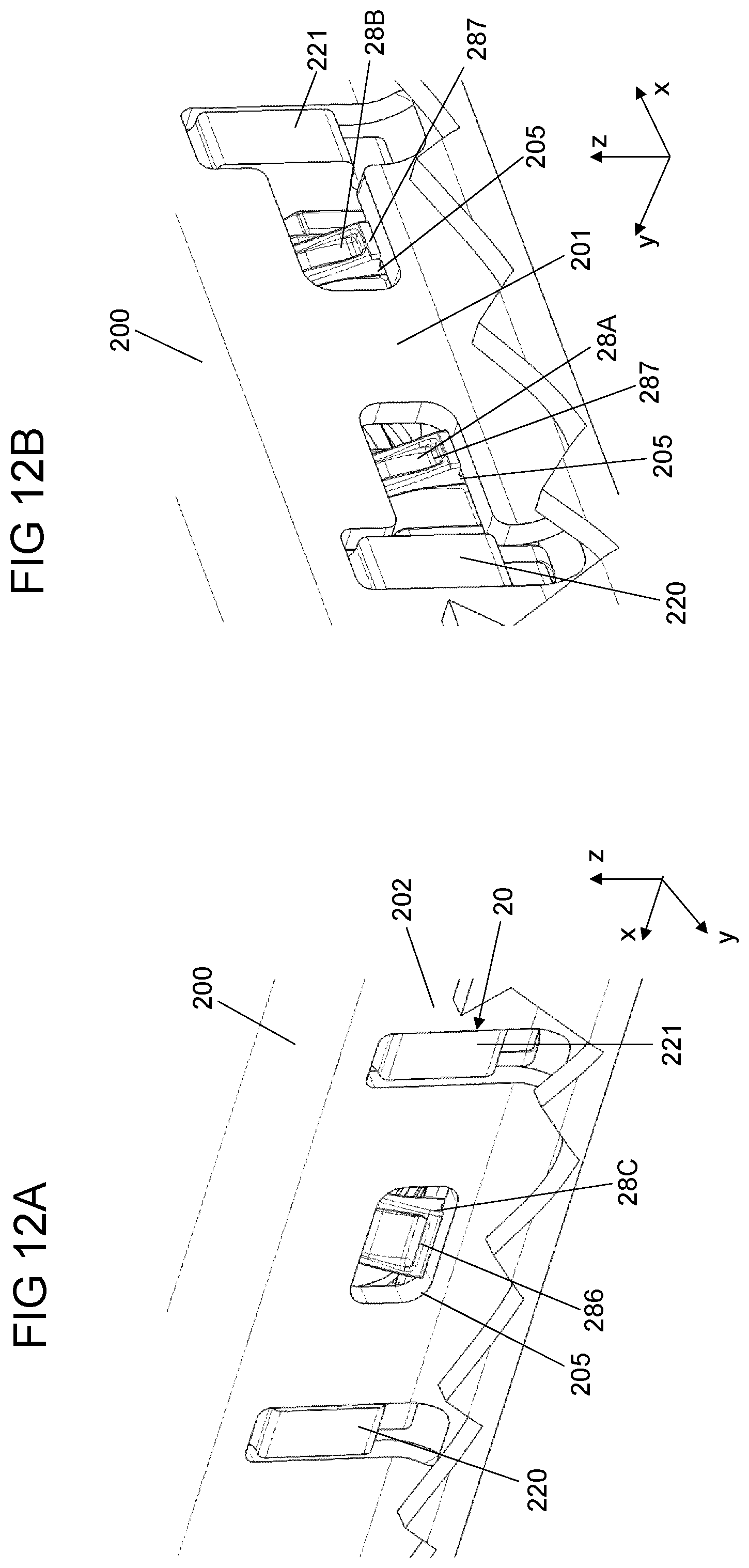 Patent US12472850 Figure 9 – Adjustment device for a vehicle subassembly having an adjustment mechanism and a supporting element