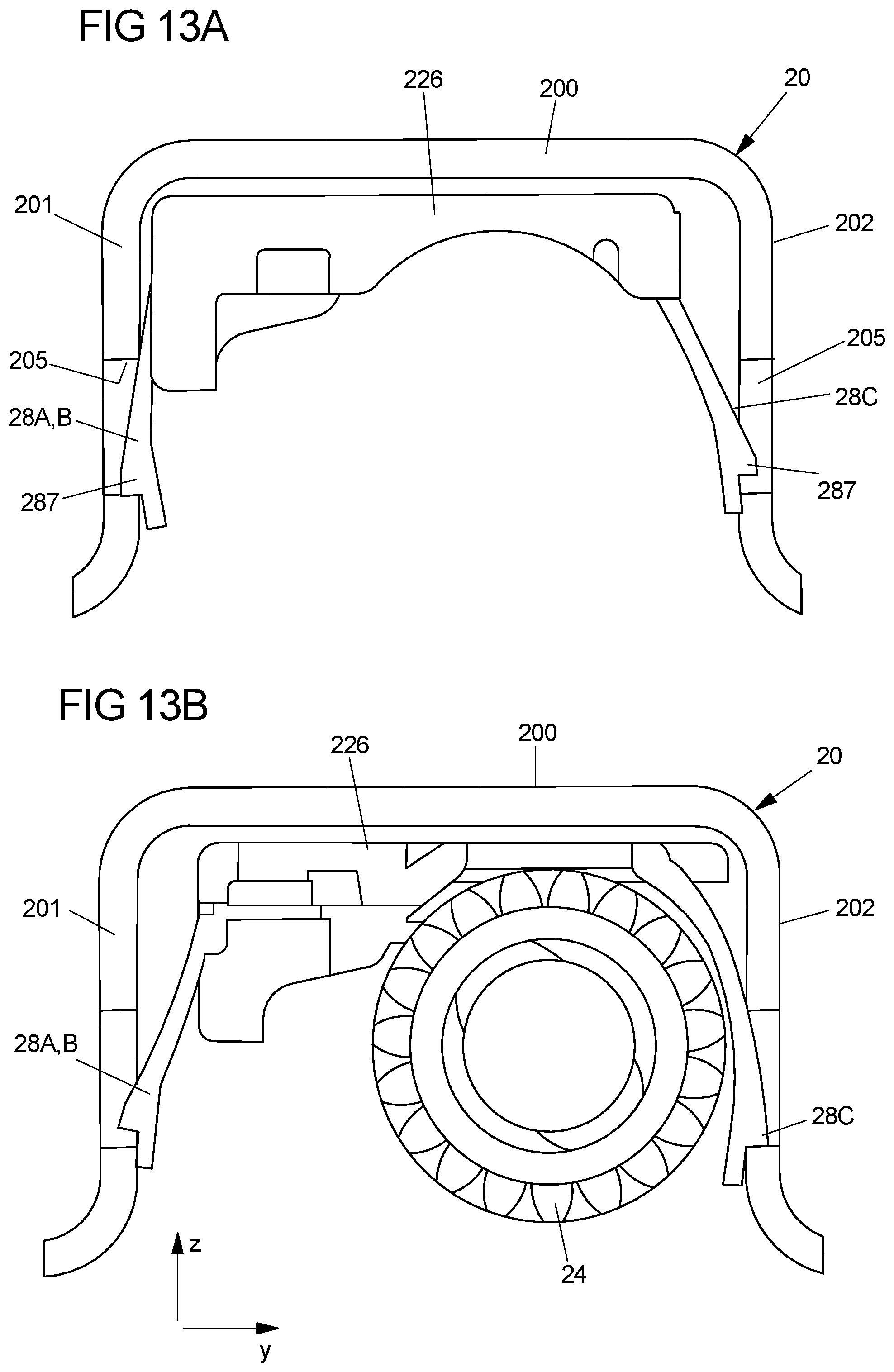 Patent US12472850 Figure 10 – Adjustment device for a vehicle subassembly having an adjustment mechanism and a supporting element