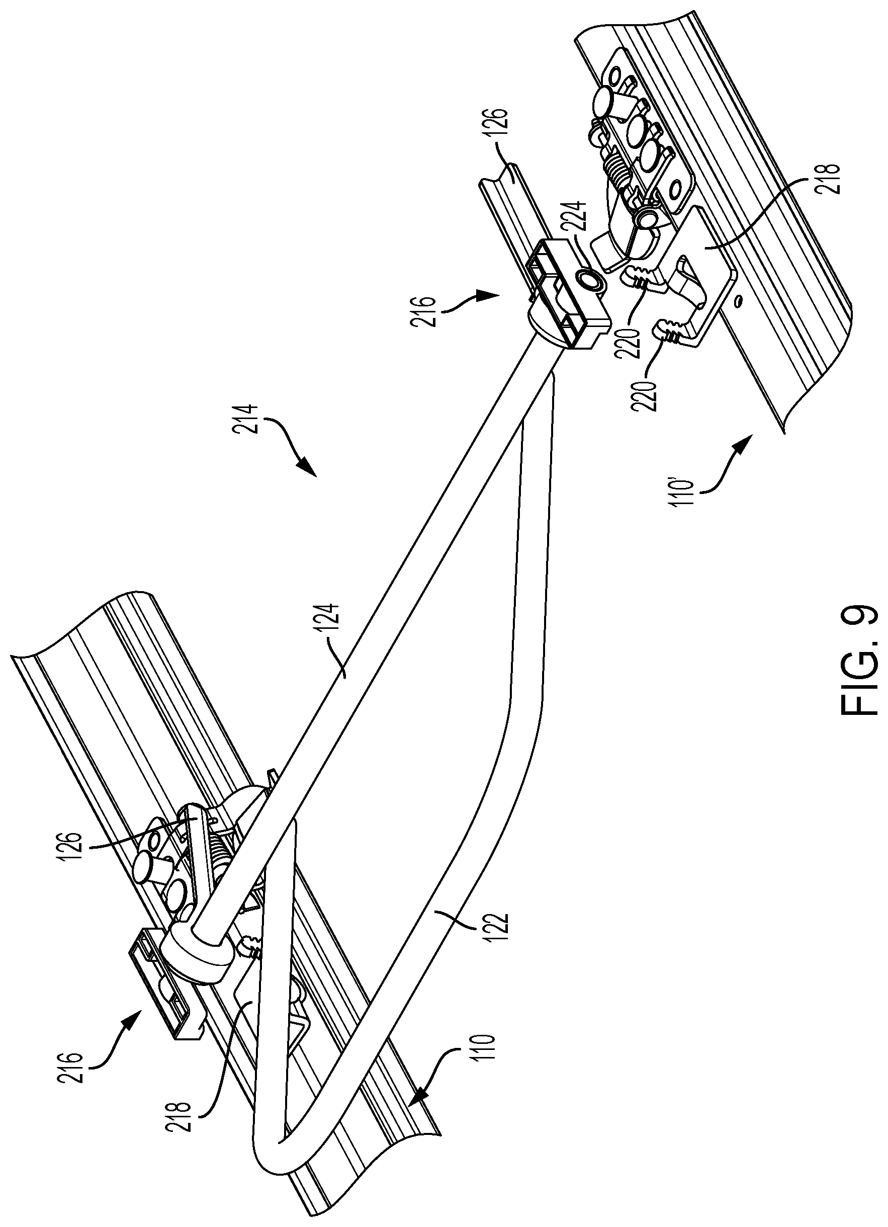 Patent US12472851 Figure 10 – Vehicle seat longitudinal adjustment assembly