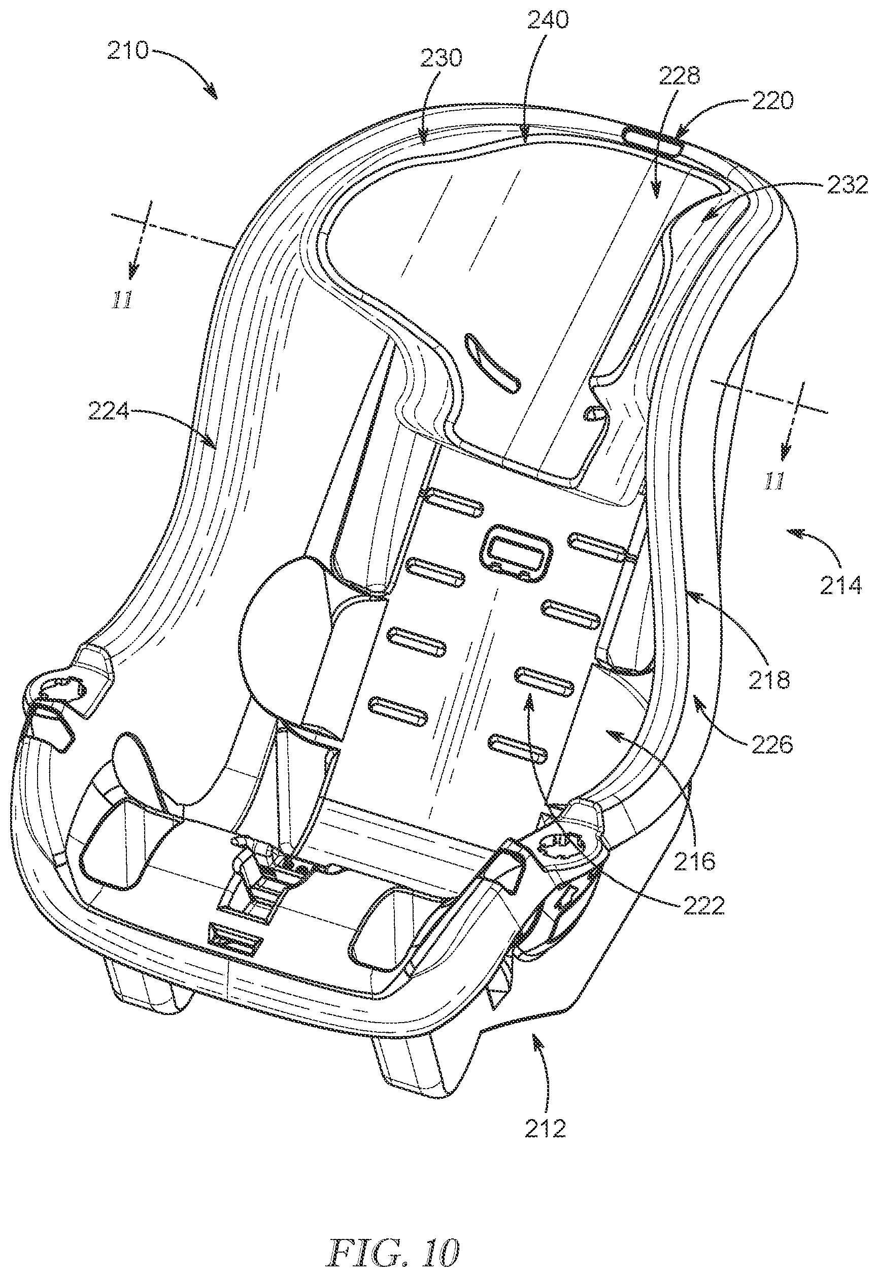 Patent US12472854 Figure 5 – Child restraint