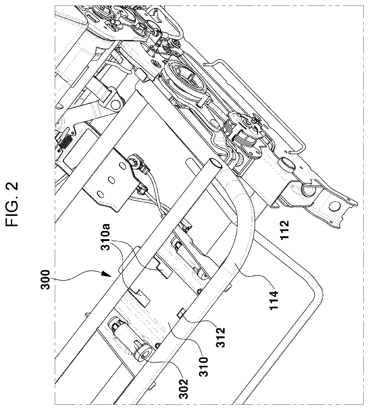 Patent US12472855 Figure 4 – Foldable seat apparatus for multi-purpose vehicle