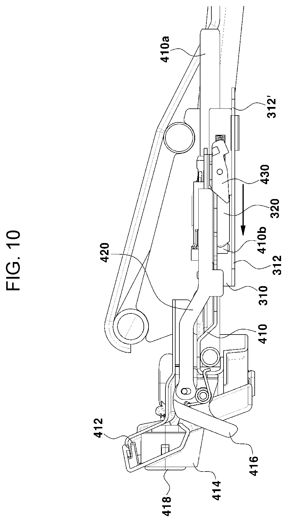 Patent US12472855 Figure 12 – Foldable seat apparatus for multi-purpose vehicle