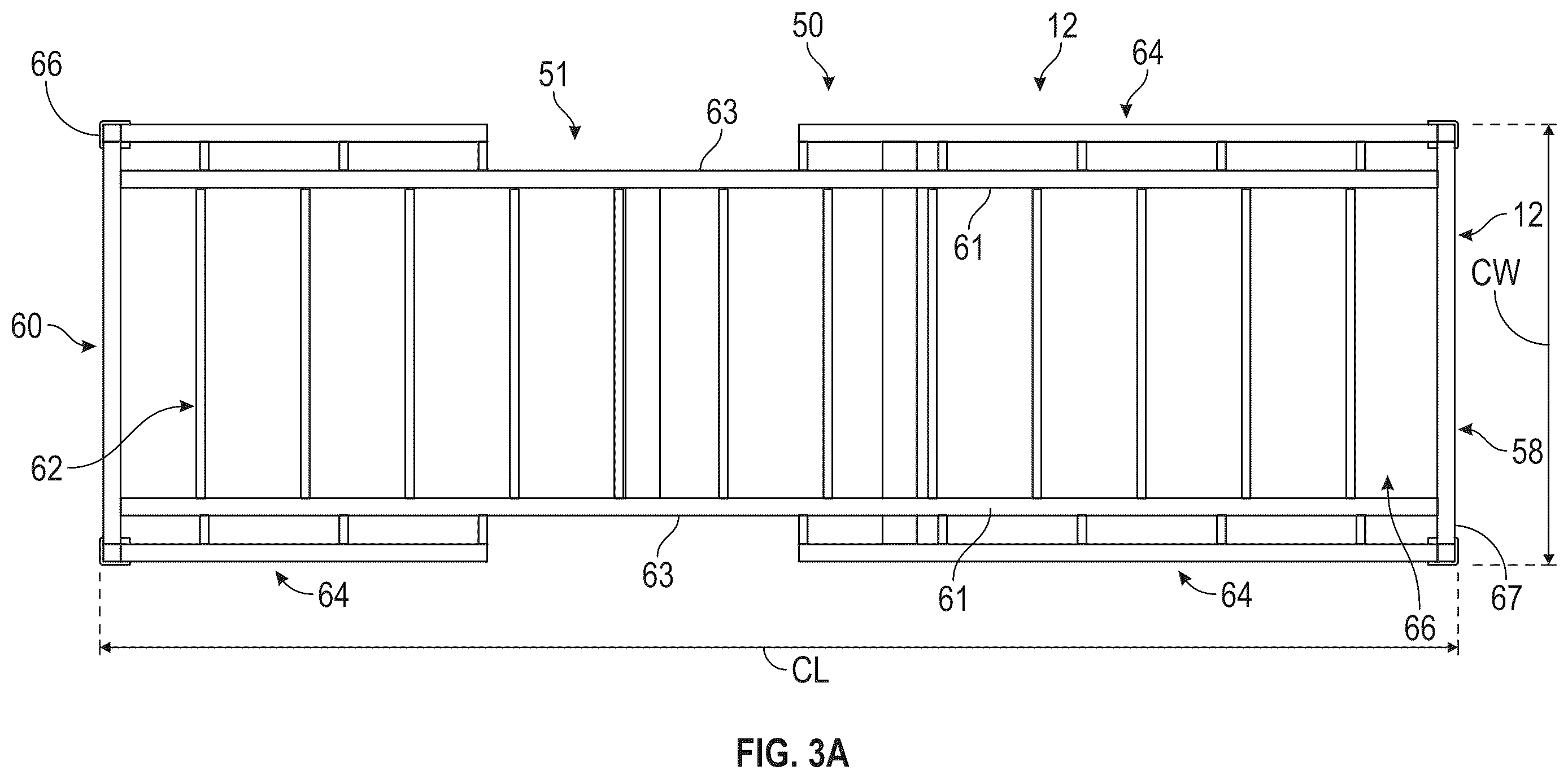 Patent US12472863 Figure 6 – Lightweight chassis and container for transportation of goods