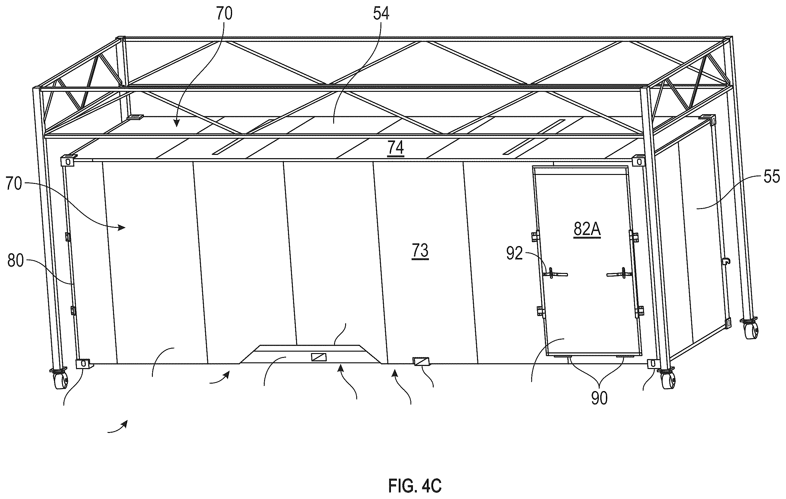 Patent US12472863 Figure 10 – Lightweight chassis and container for transportation of goods