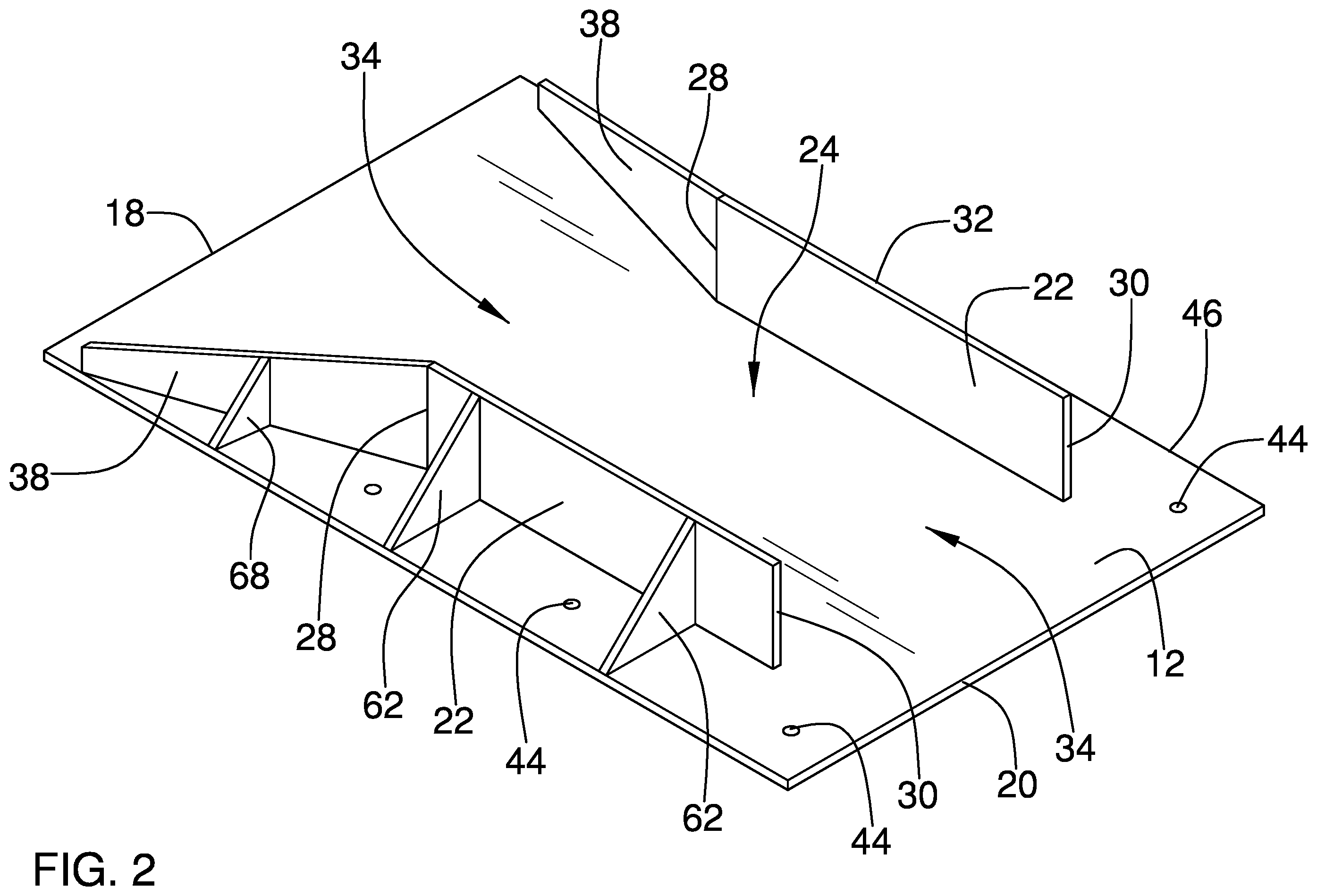 Patent US12472864 Figure 2 – Vehicle wheel lateral chock device
