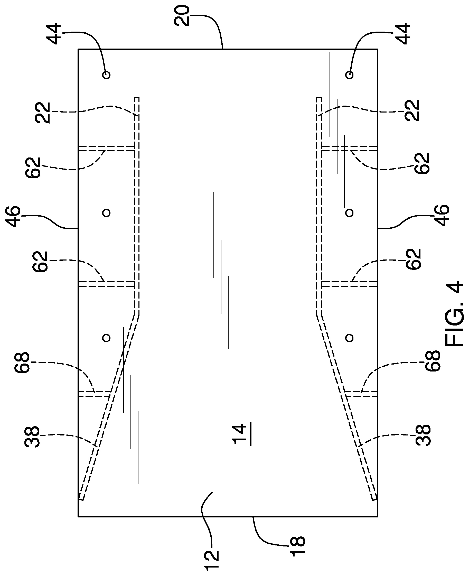 Patent US12472864 Figure 4 – Vehicle wheel lateral chock device
