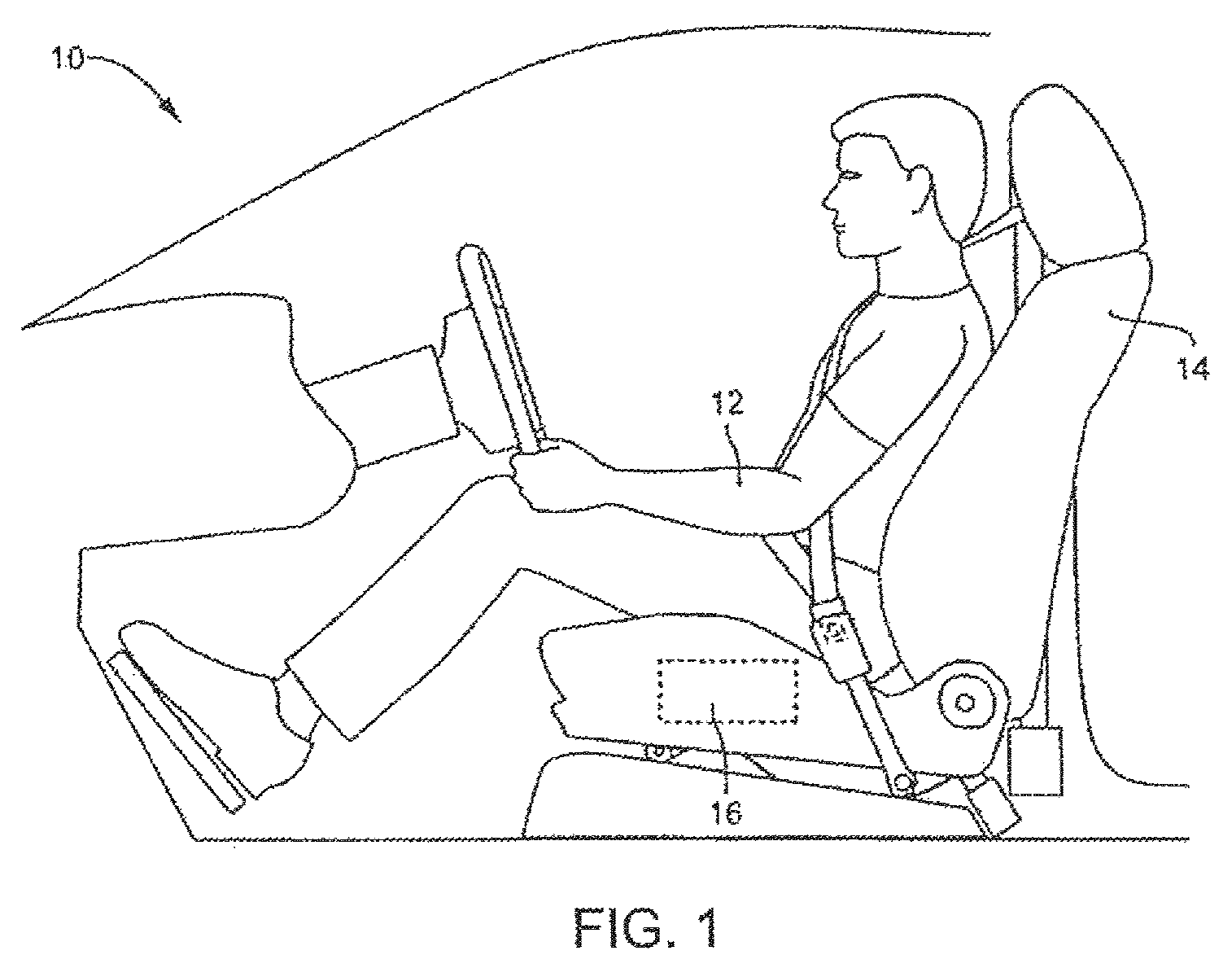 Patent US12472869 Figure 1 – Systems and methods for driver warnings upon child identification and bypass options based on gesture and posture detection