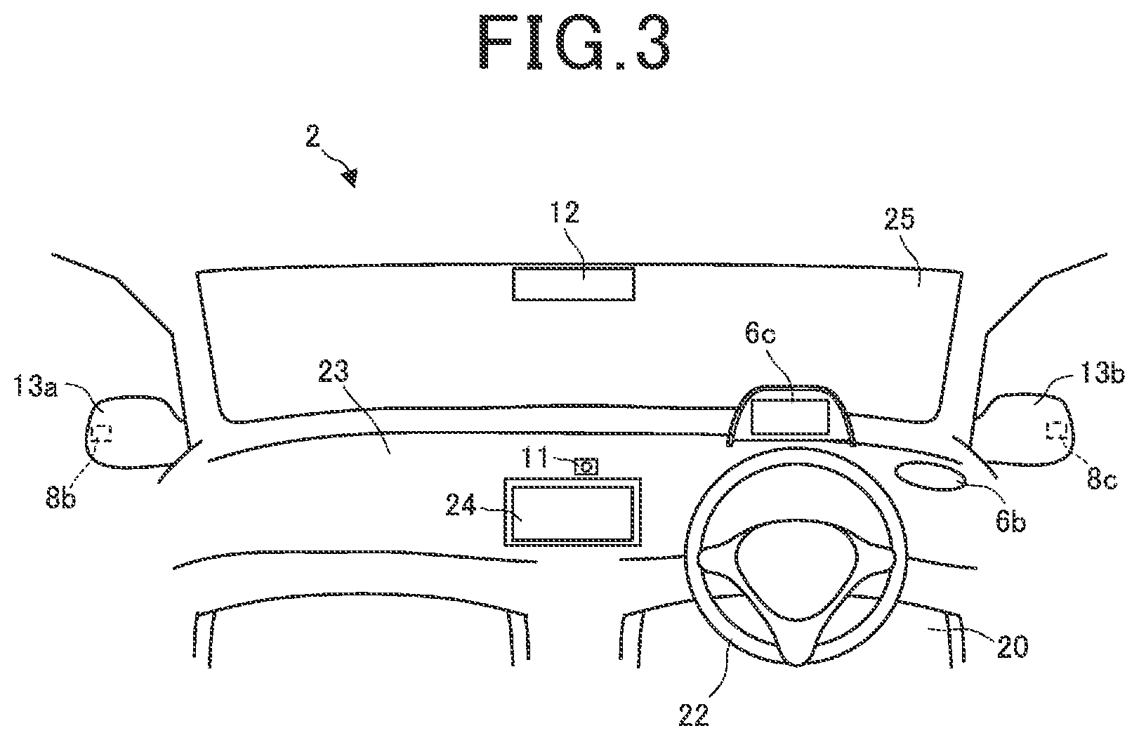 Patent US12472870 Figure 3 – Alerting system and alerting method