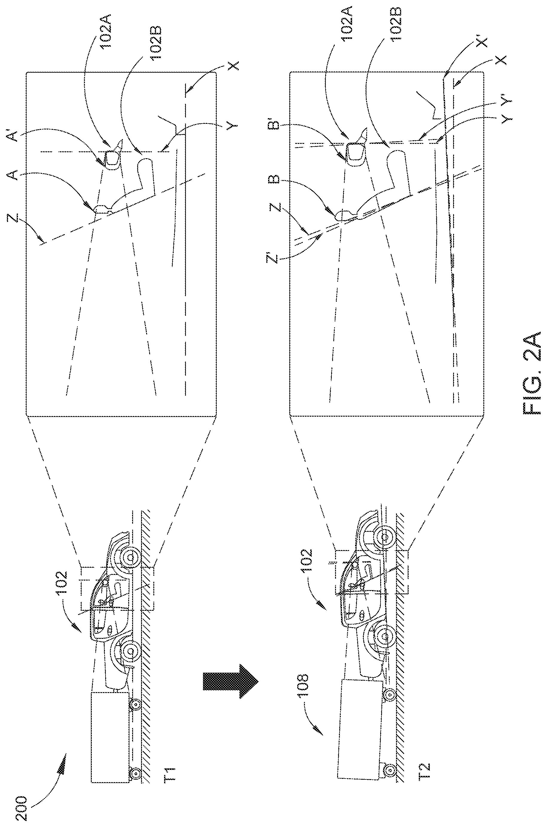 Patent US12472872 Figure 2 – Squat-responsive mirror and seat control for a vehicle