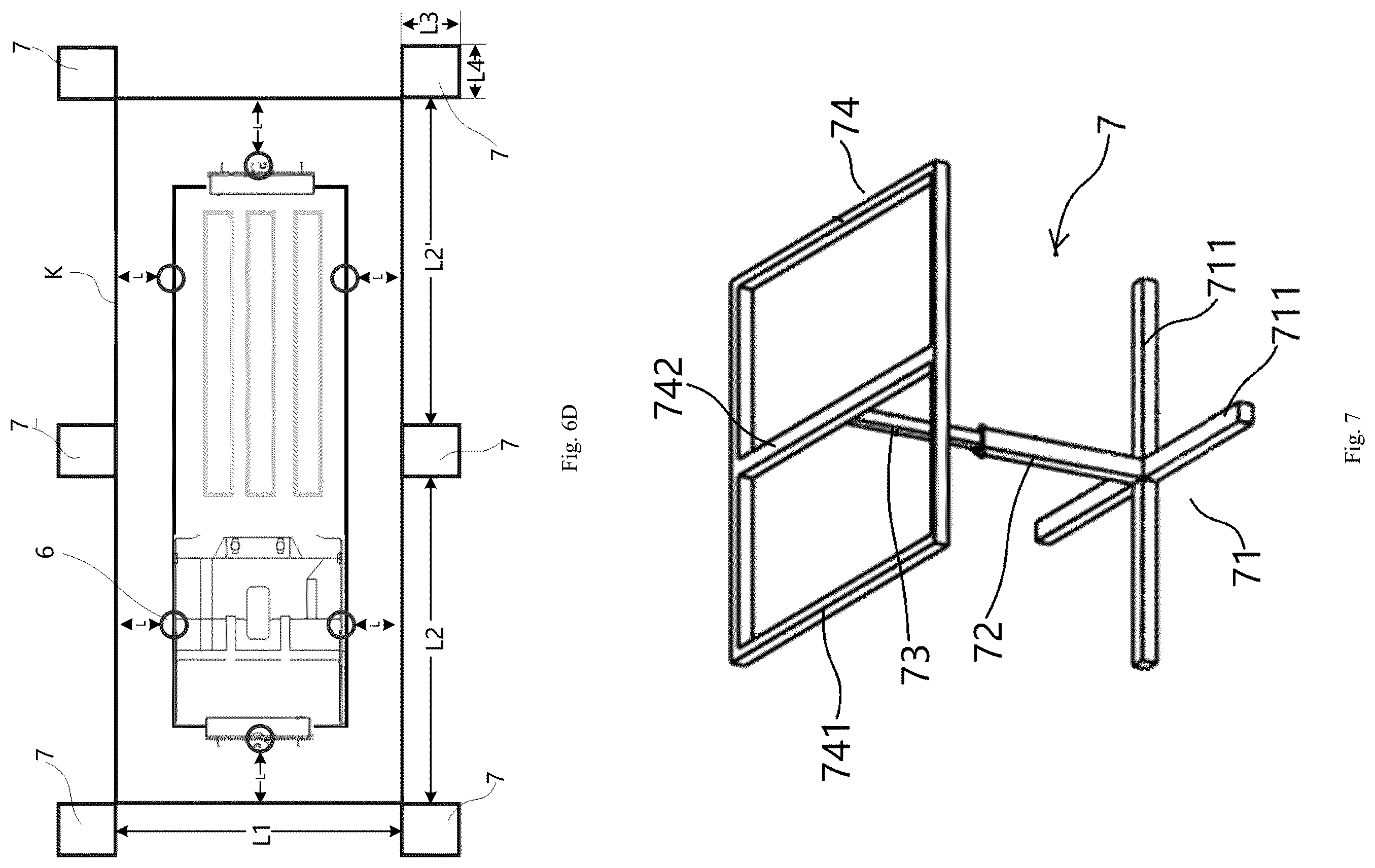 Patent US12472874 Figure 5 – Hinged engineering machinery, panoramic surround-view system and calibration method thereof