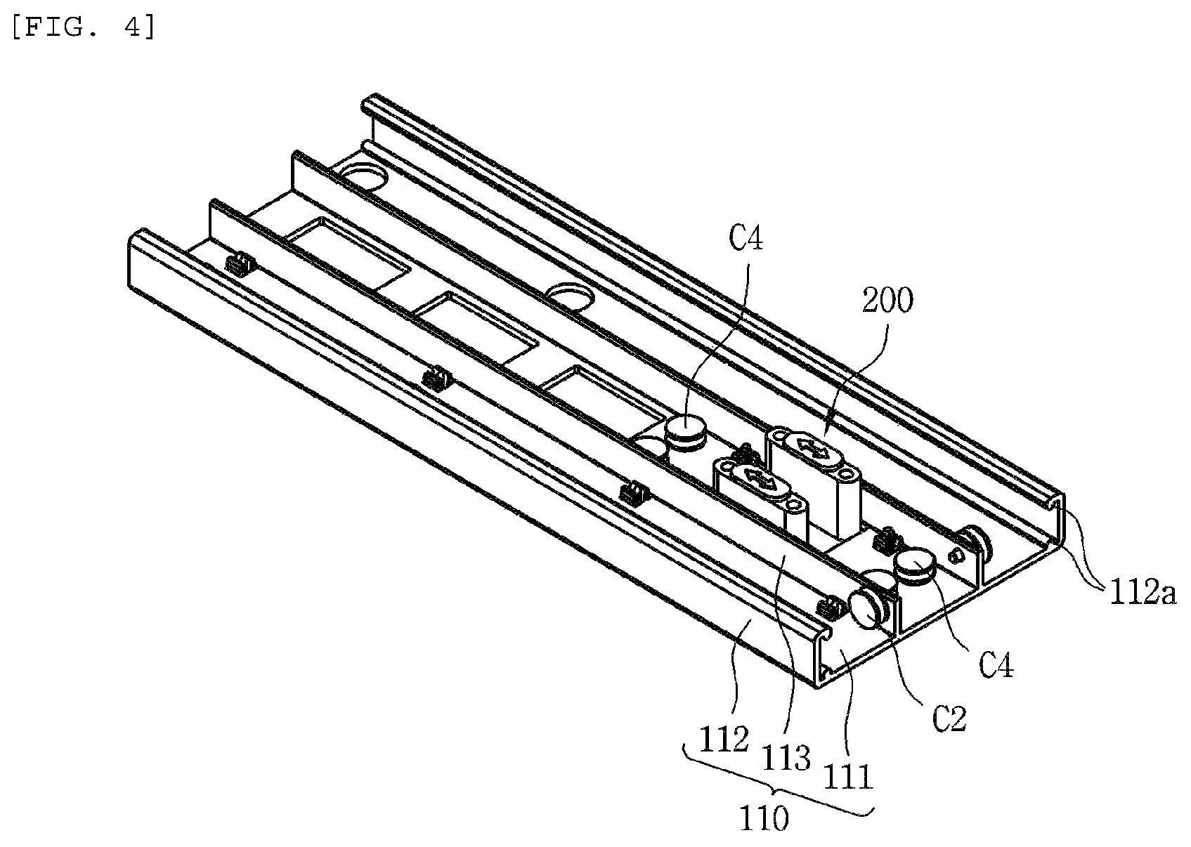 Patent US12472876 Figure 4 – Sliding transport apparatus of storage portion for vehicle