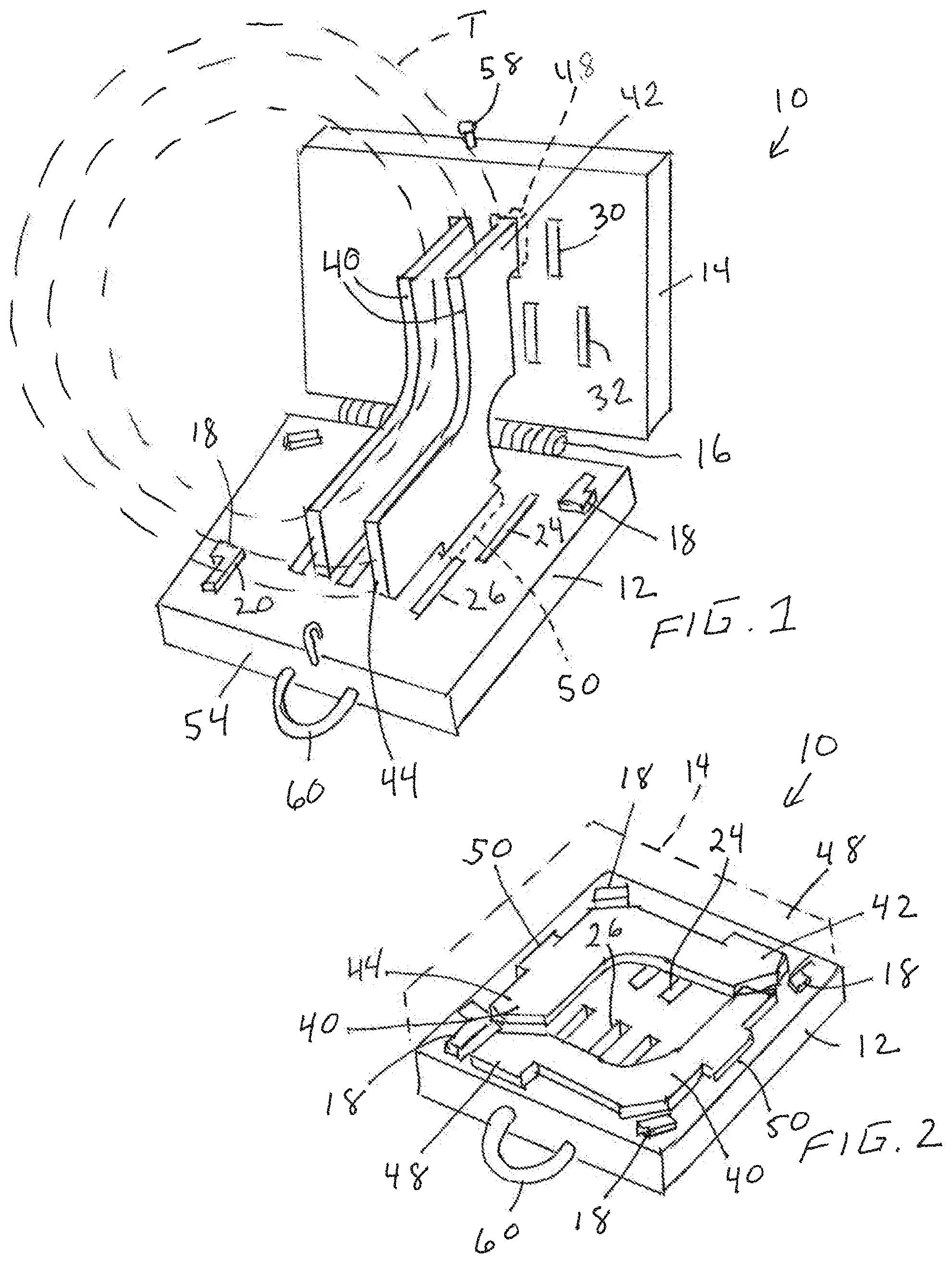 Patent US12472878 — Vehicle rack — Figure 1