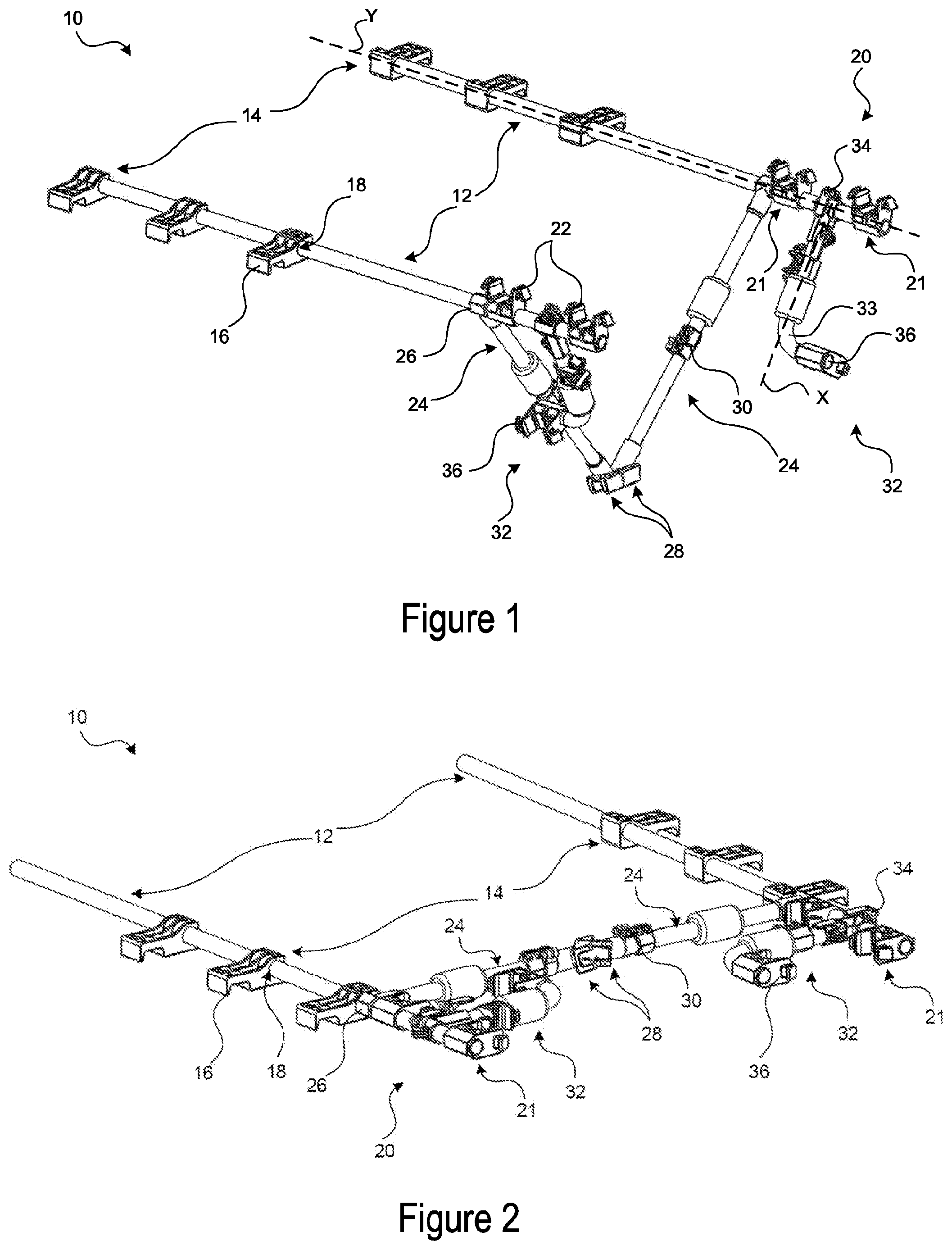 Patent US12472879 Figure 1 – Bicycle rack for a vehicle