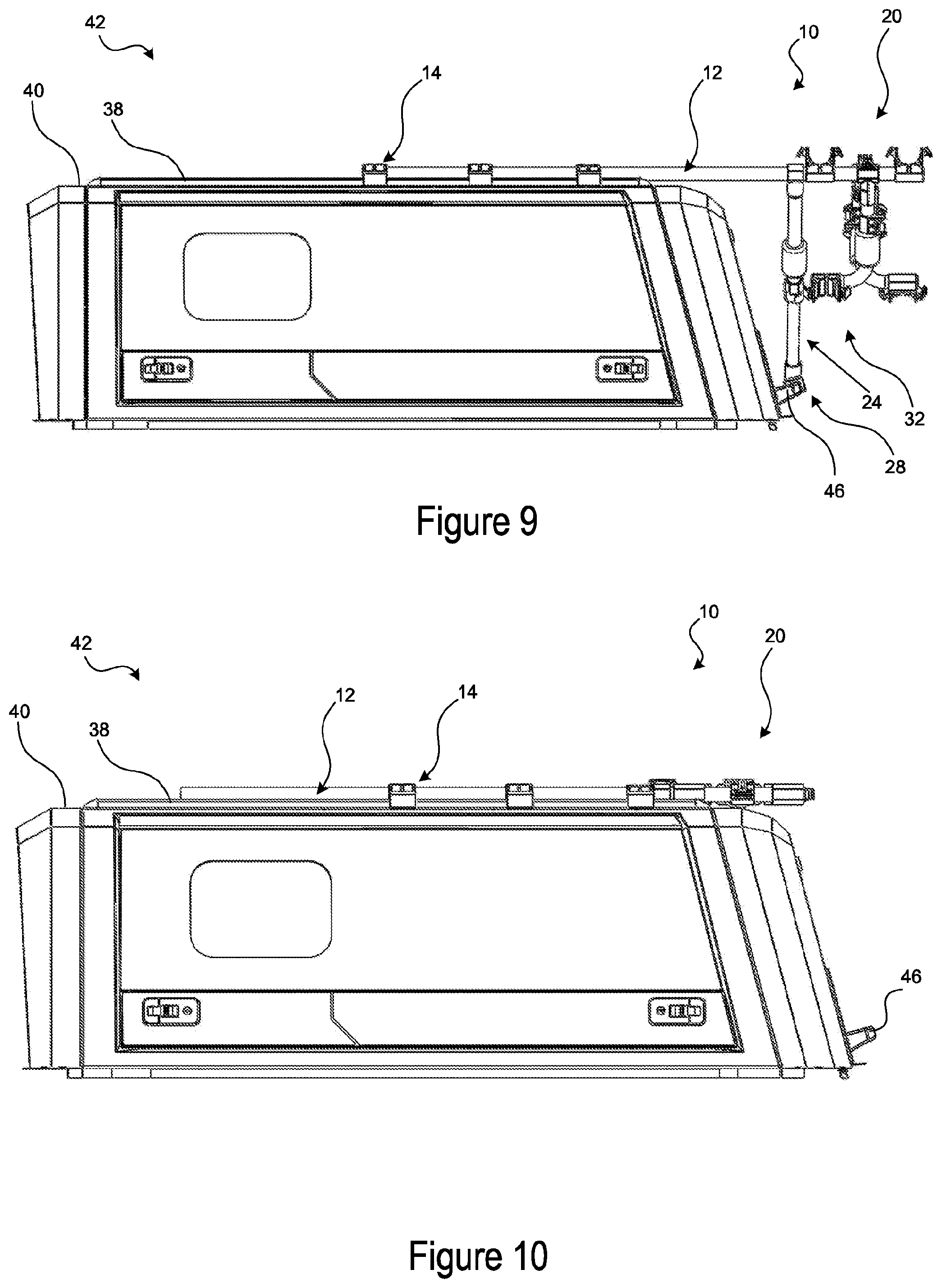 Patent US12472879 Figure 5 – Bicycle rack for a vehicle