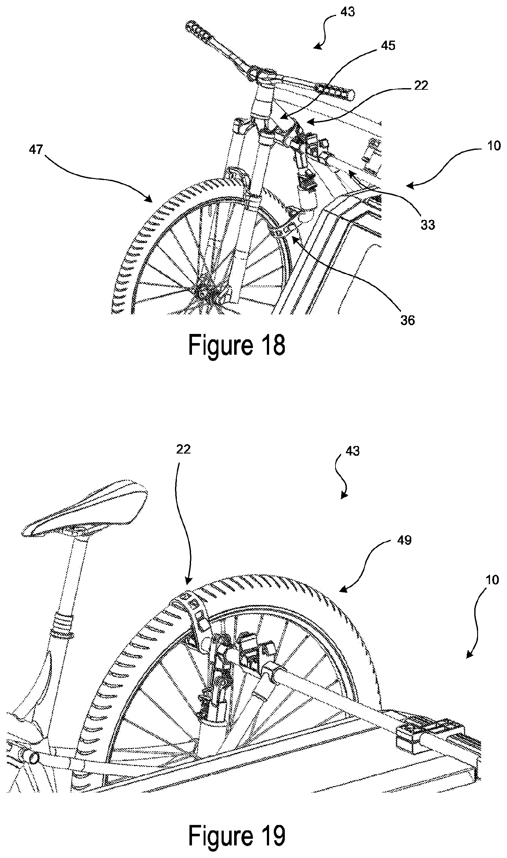 Patent US12472879 Figure 10 – Bicycle rack for a vehicle