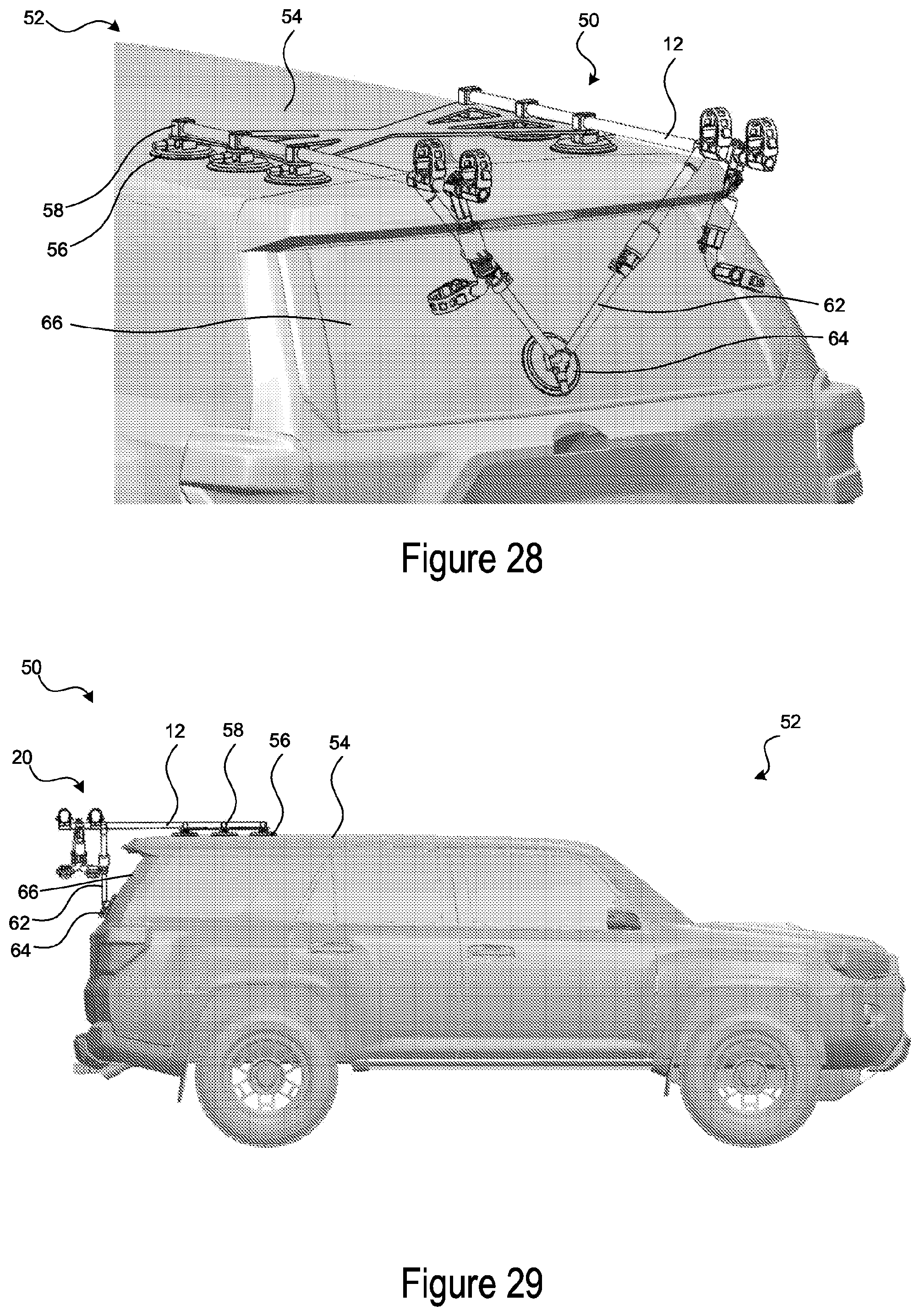 Patent US12472879 Figure 15 – Bicycle rack for a vehicle