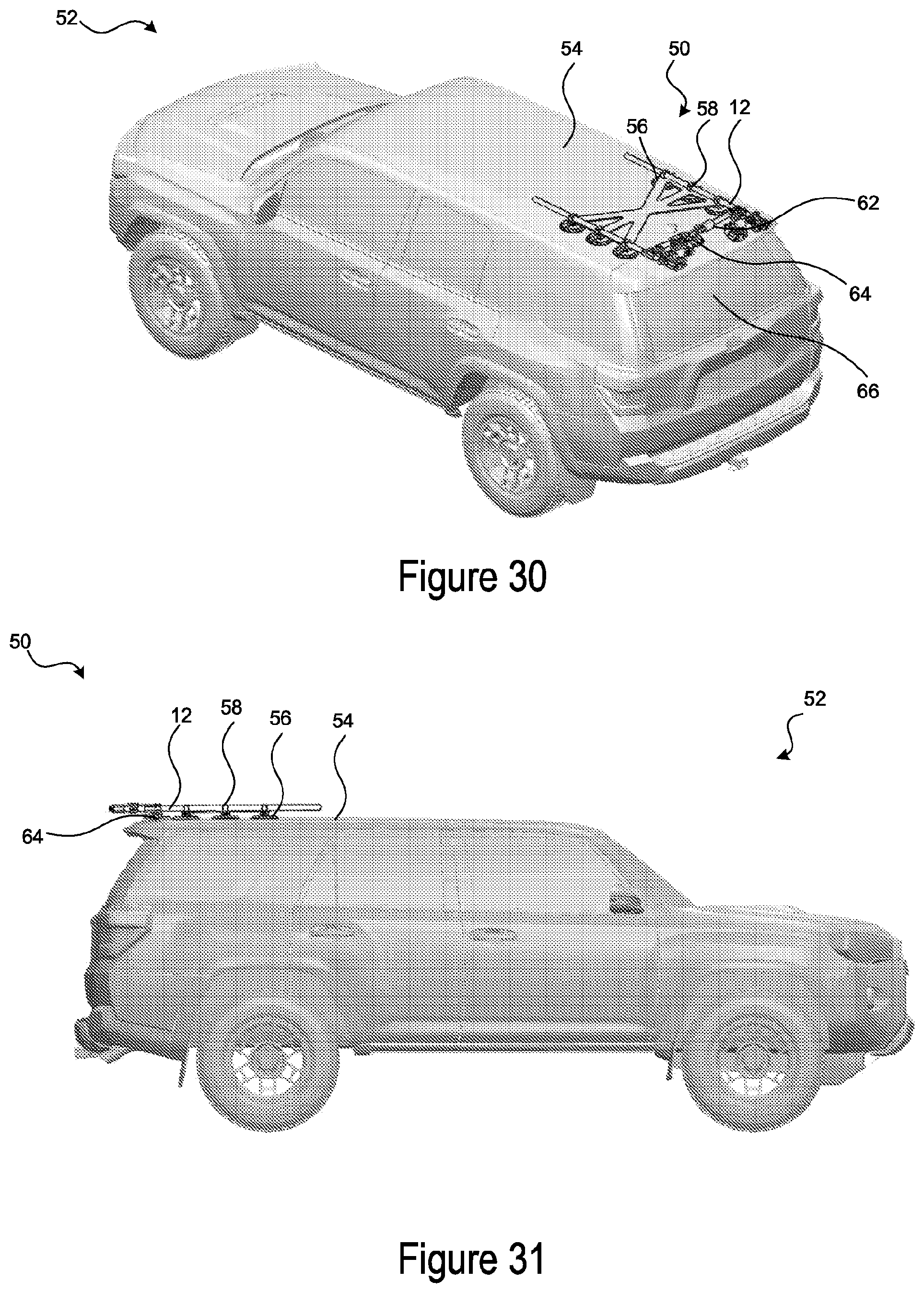 Patent US12472879 Figure 16 – Bicycle rack for a vehicle