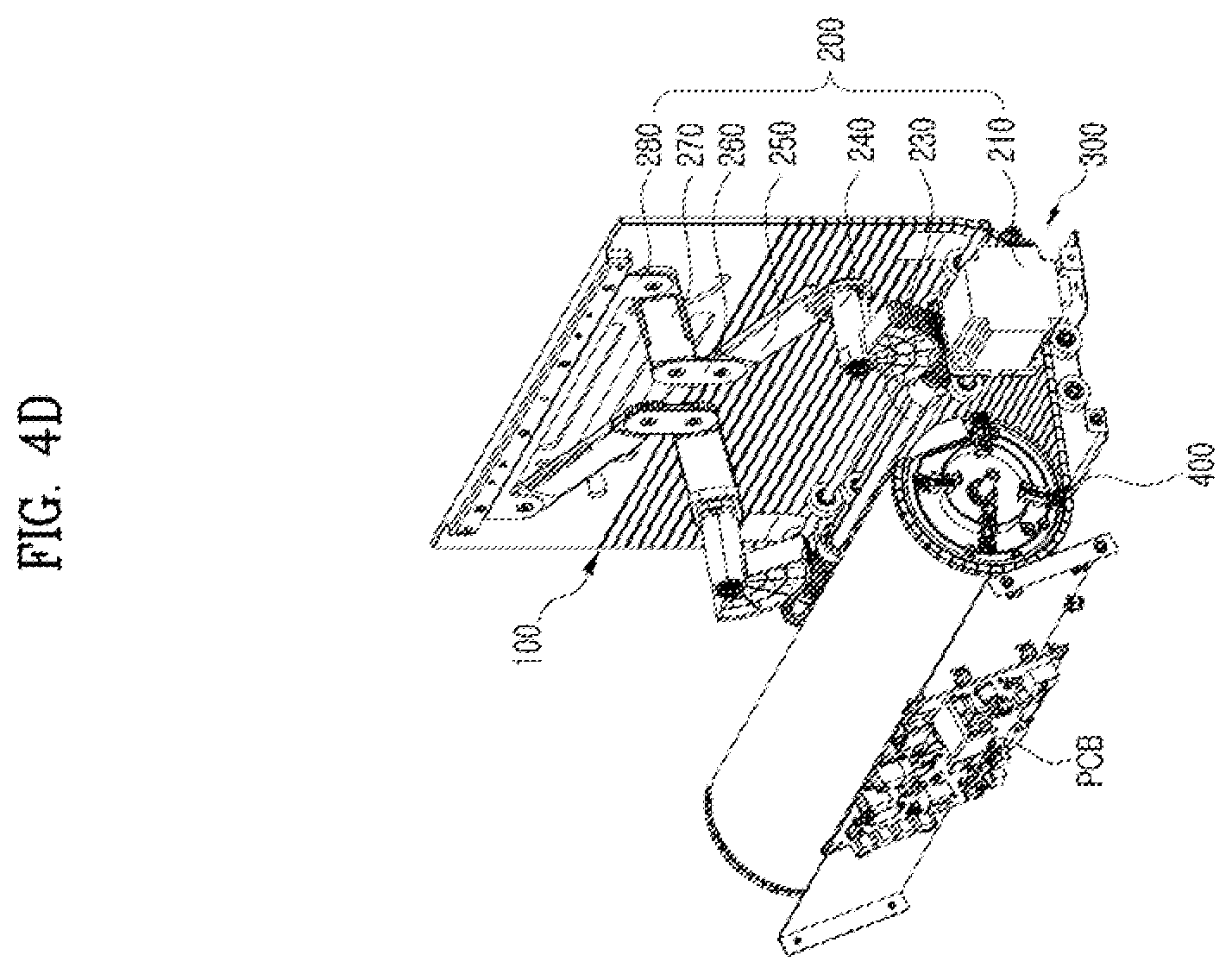 Patent US12472881 Figure 8 – Flexible display device for vehicle