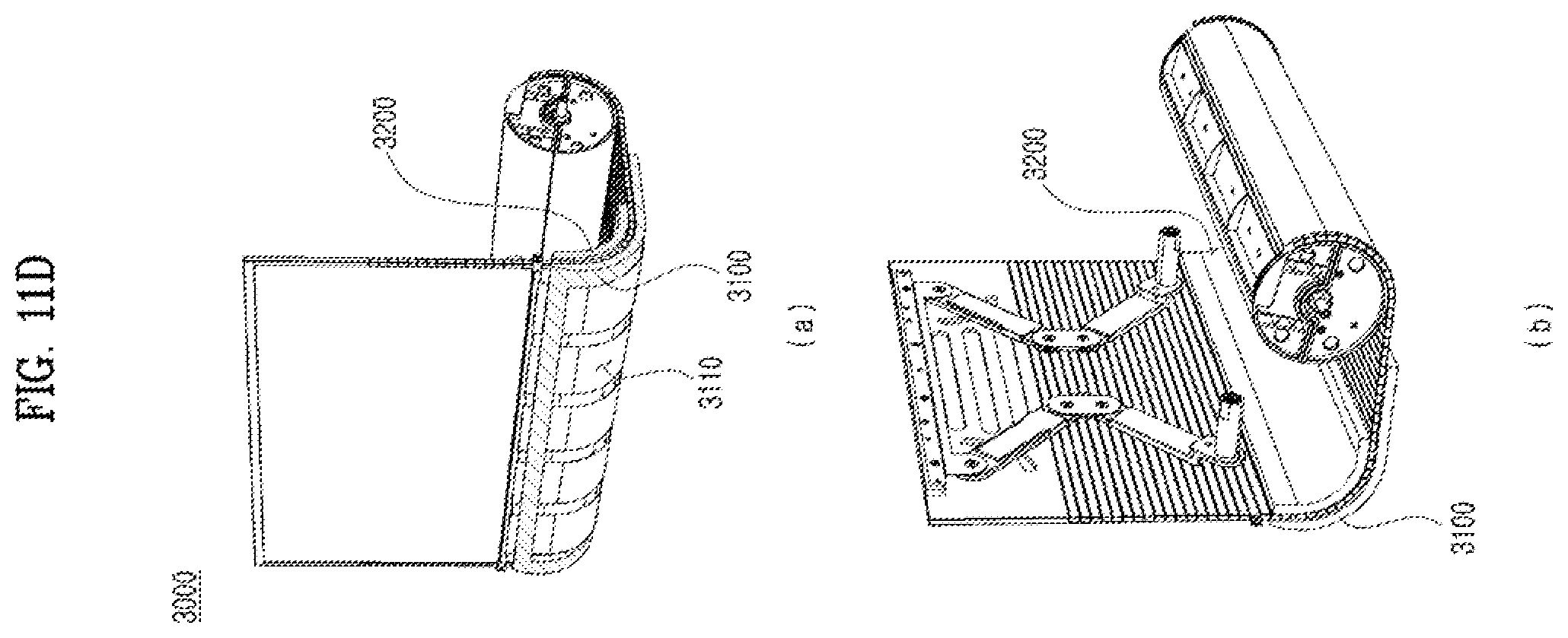 Patent US12472881 Figure 19 – Flexible display device for vehicle