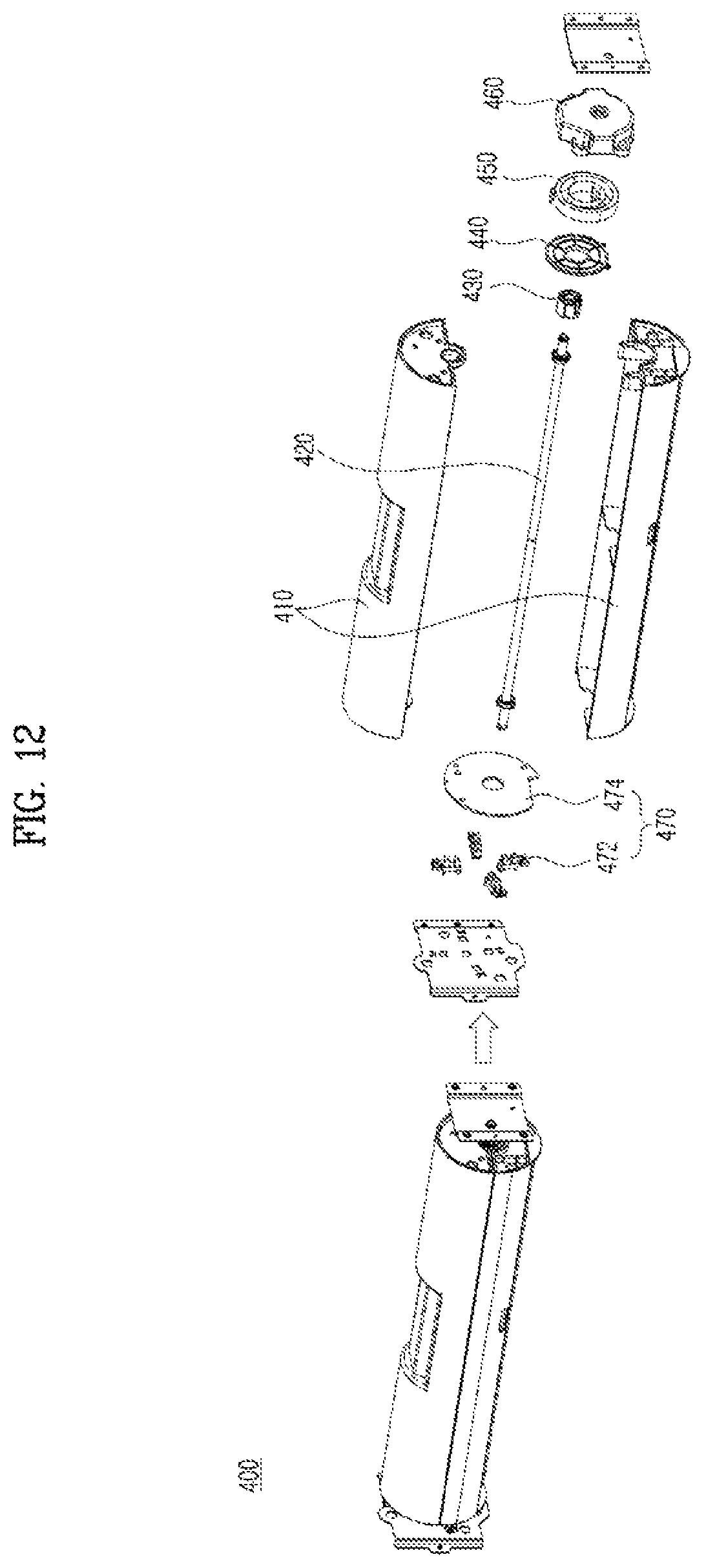 Patent US12472881 Figure 20 – Flexible display device for vehicle