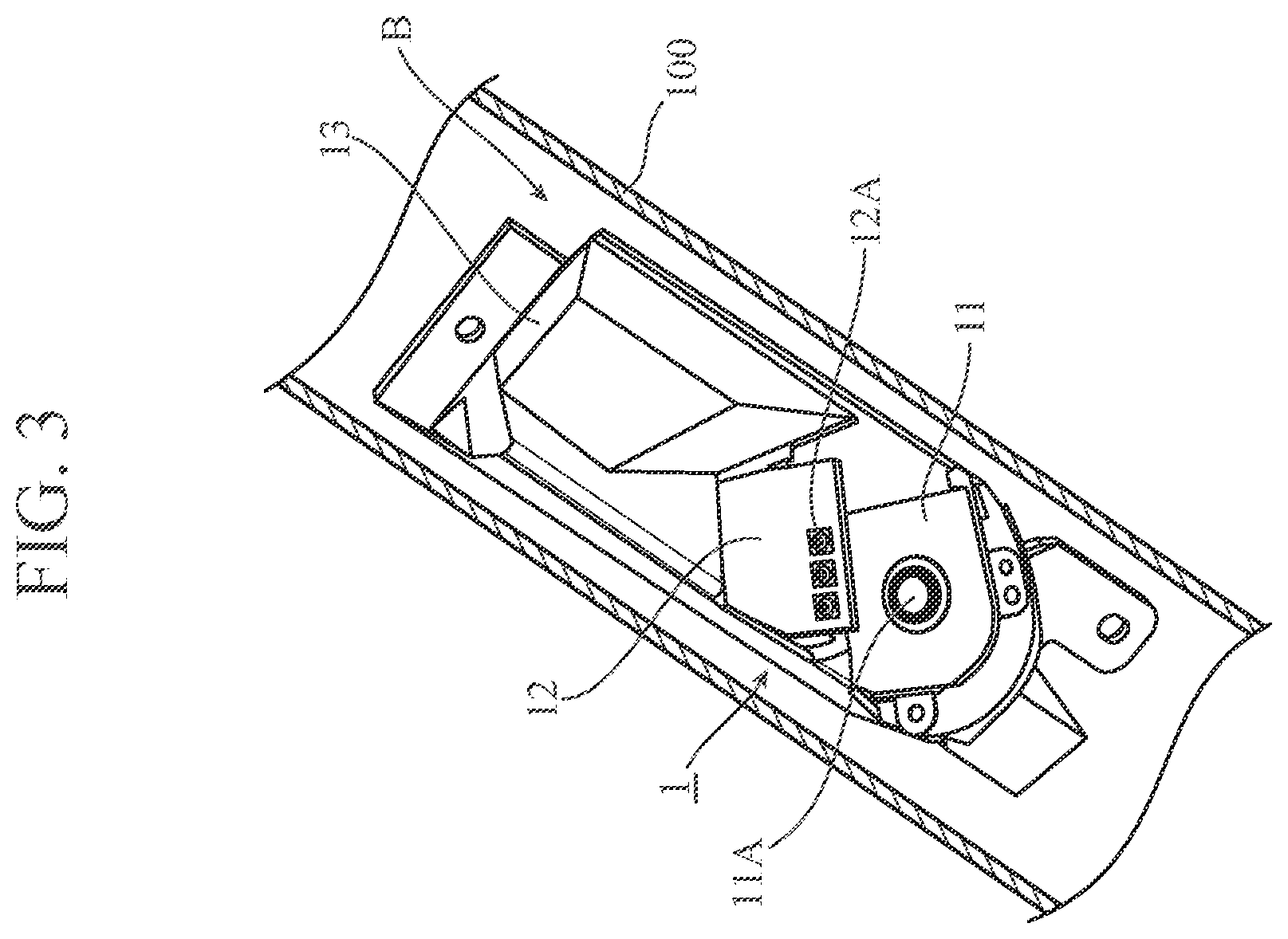 Patent US12472882 Figure 3 – Camera unit and occupant monitoring system