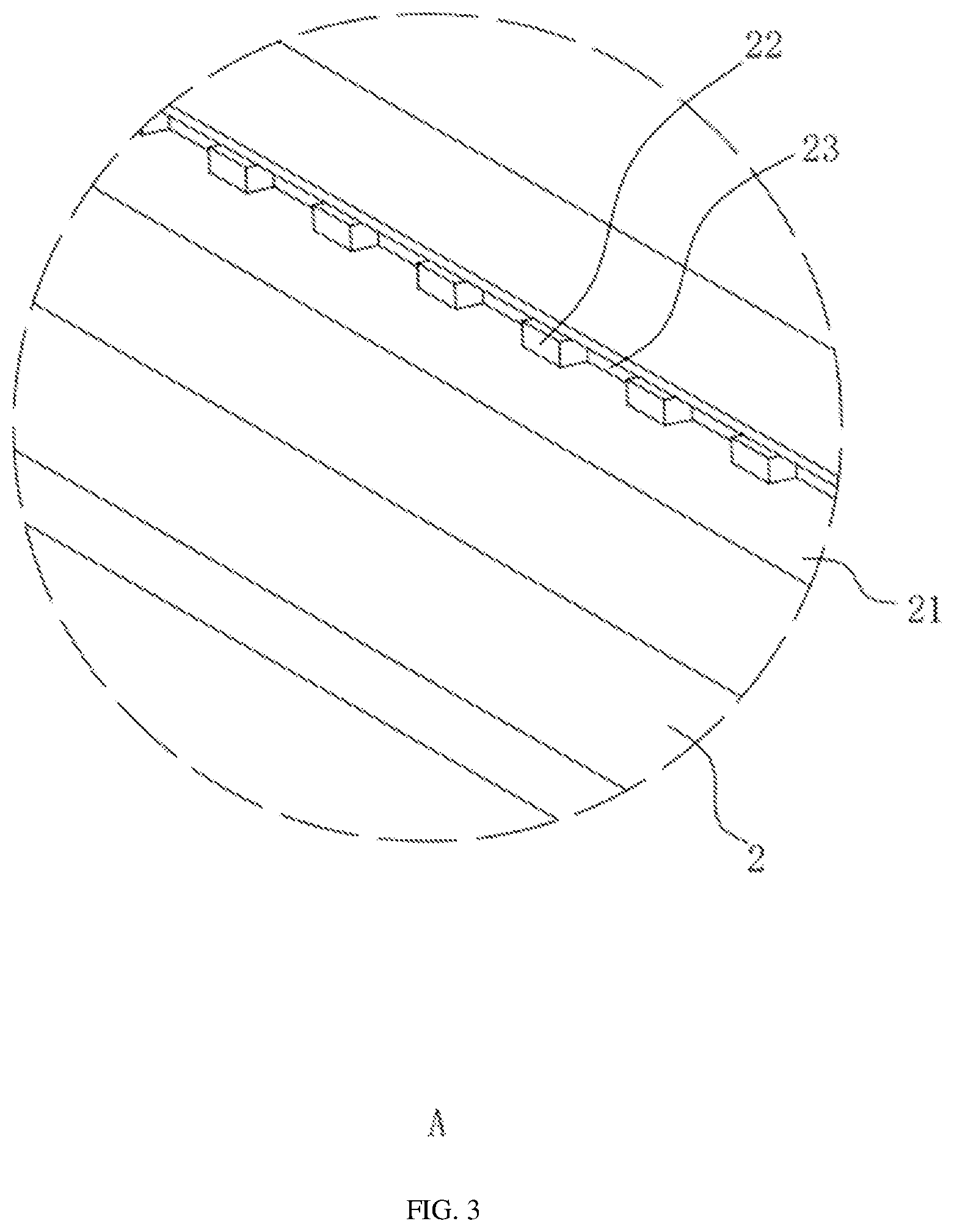 Patent US12472883 Figure 2 – Vehicle trunk mat with limit device for luggage