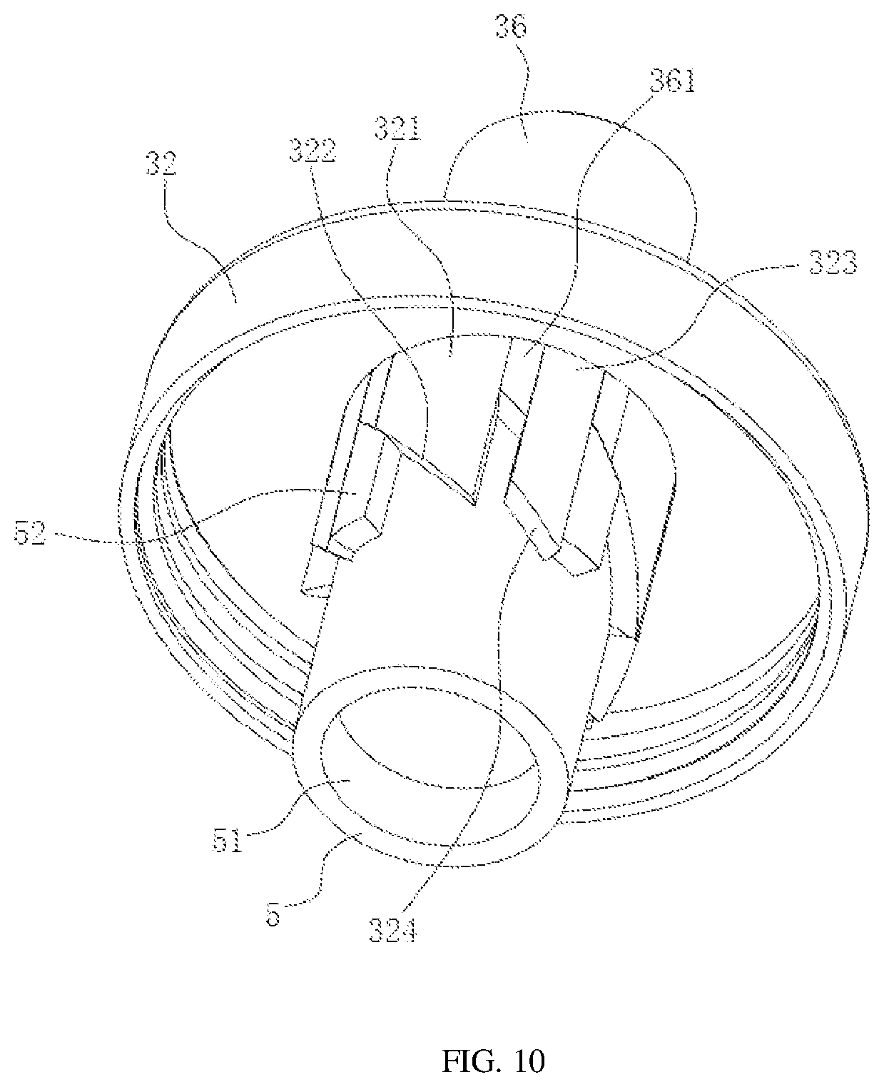 Patent US12472883 Figure 8 – Vehicle trunk mat with limit device for luggage