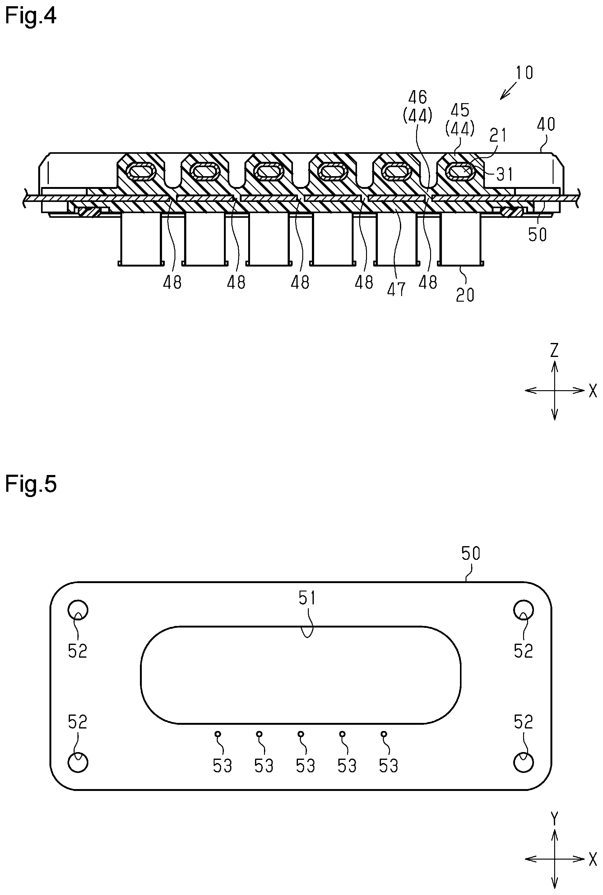 Patent US12472887 Figure 4 – Wire harness