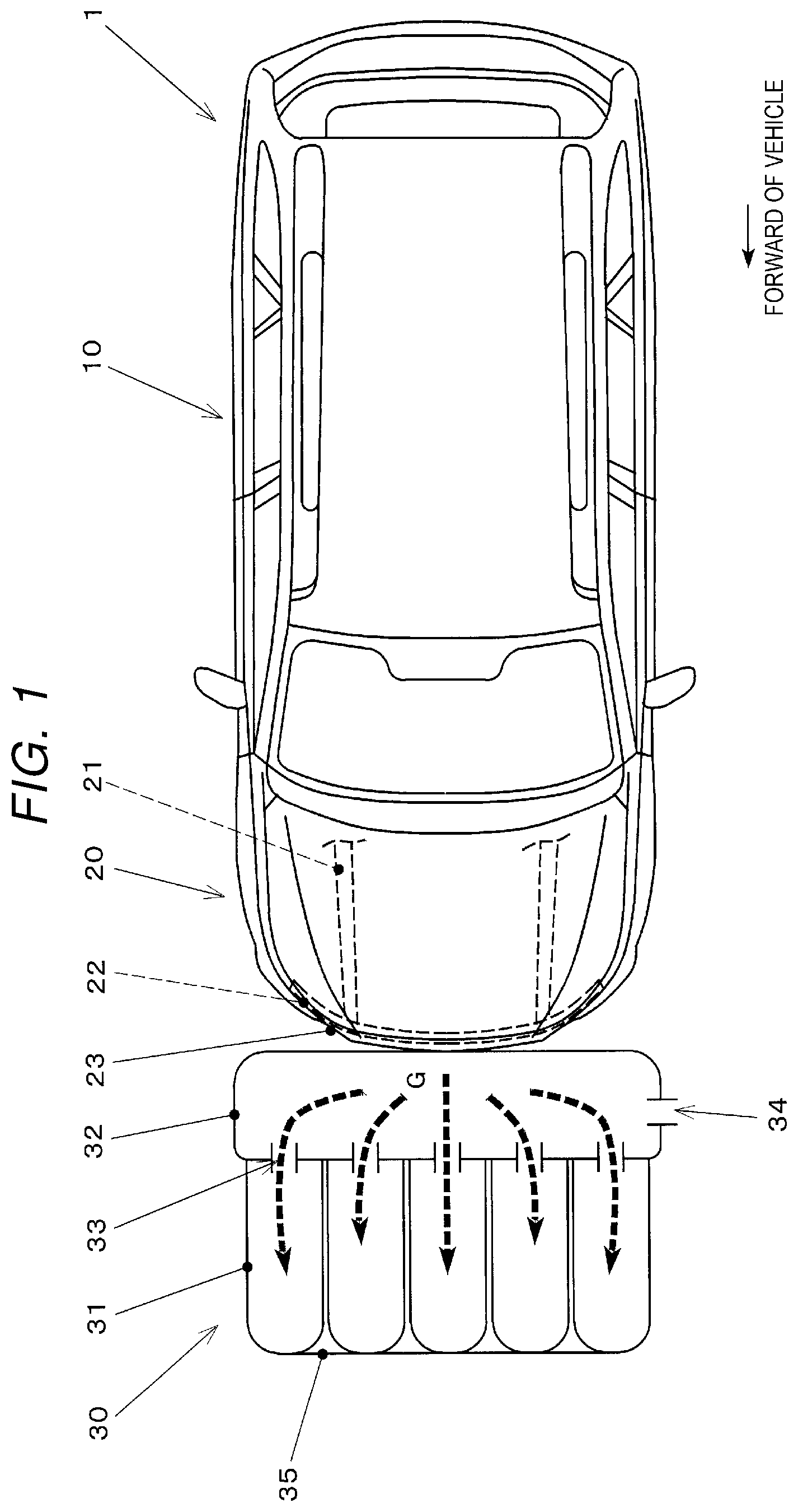 Patent US12472896 — Airbag apparatus — Figure 1