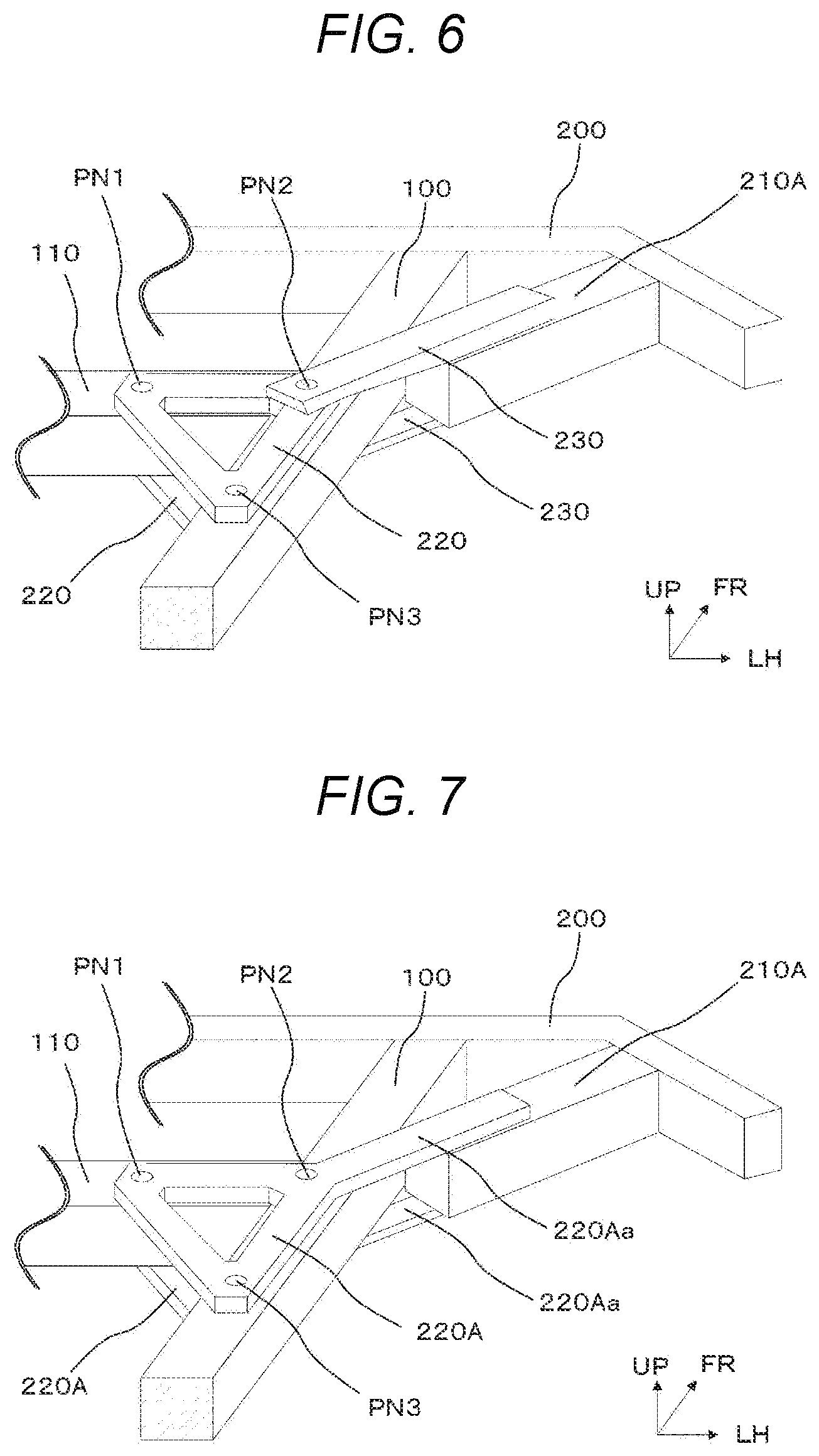 Patent US12472897 Figure 6 – Vehicle body front structure
