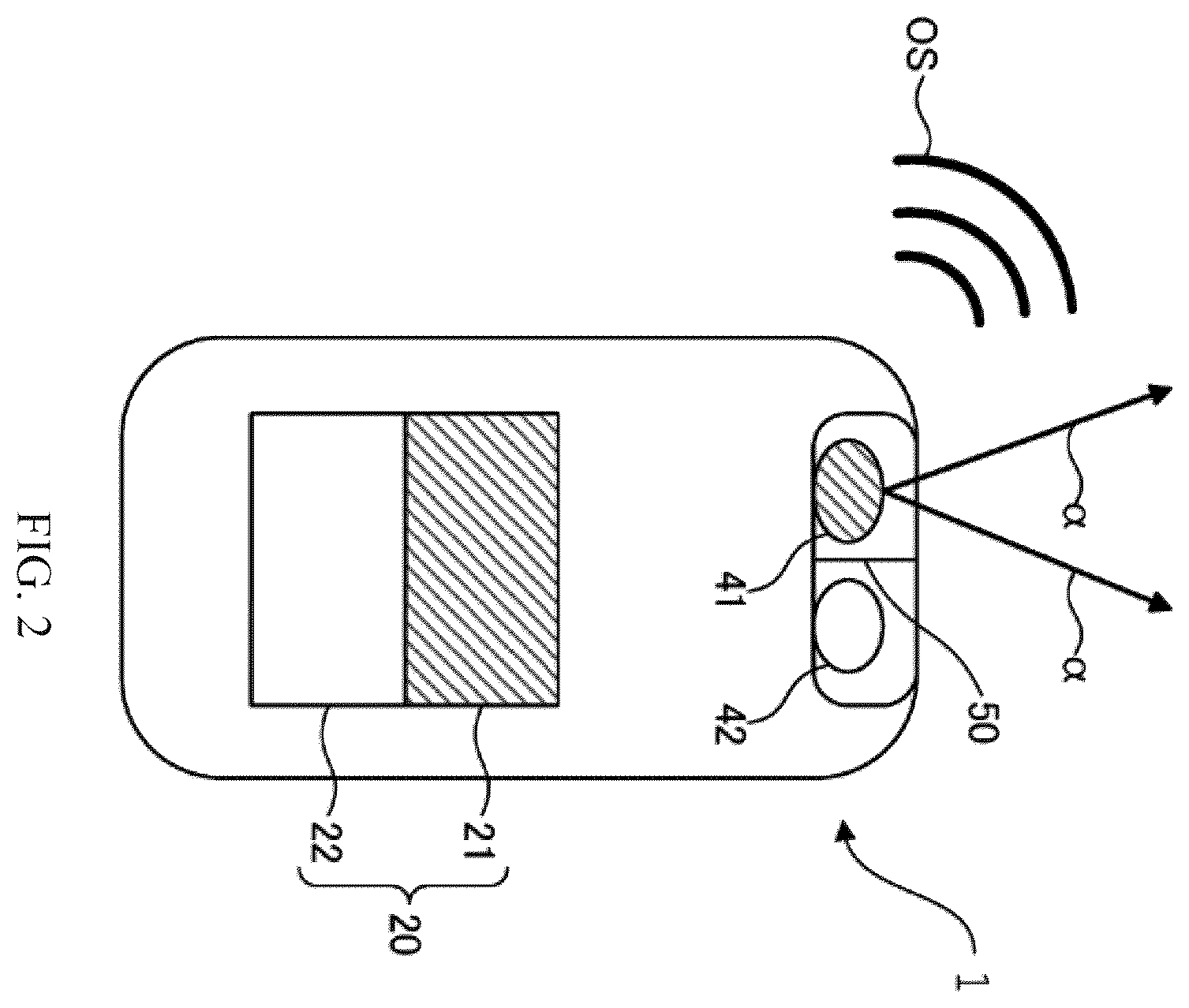Patent US12472902 Figure 2 – Electronic key for vehicle