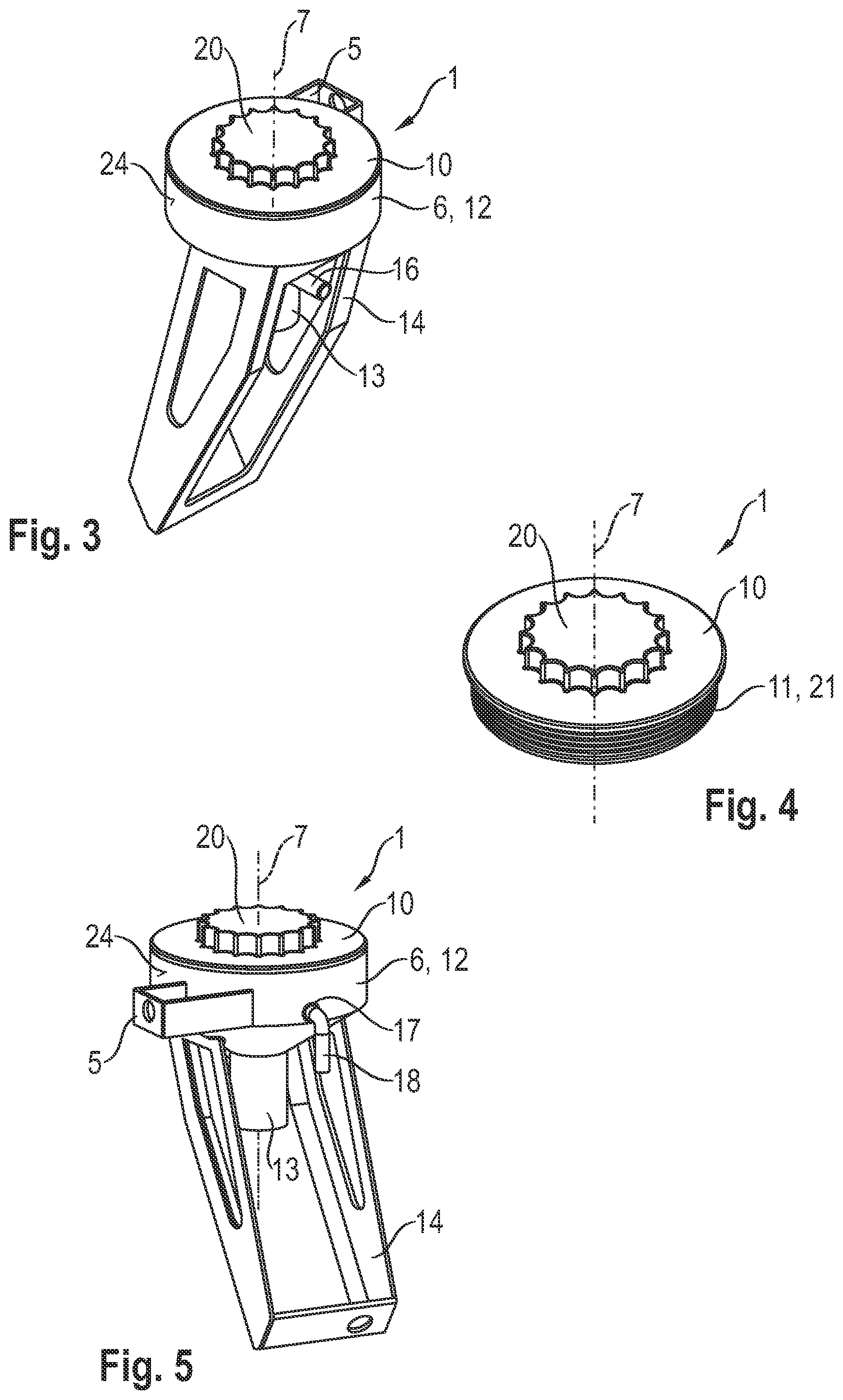 Patent US12472905 Figure 2 – Filler neck of a water tank of a motor vehicle