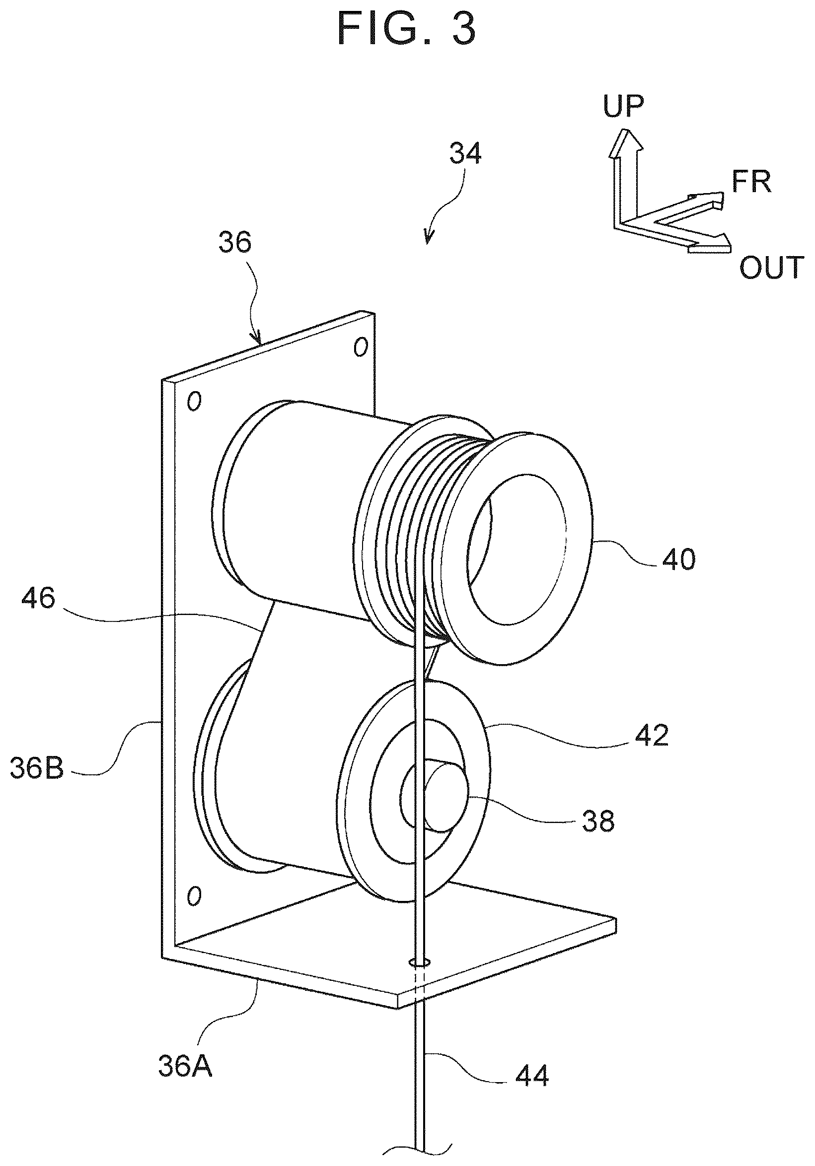 Patent US12472909 Figure 3 – Jack, vehicle, and jack-up system
