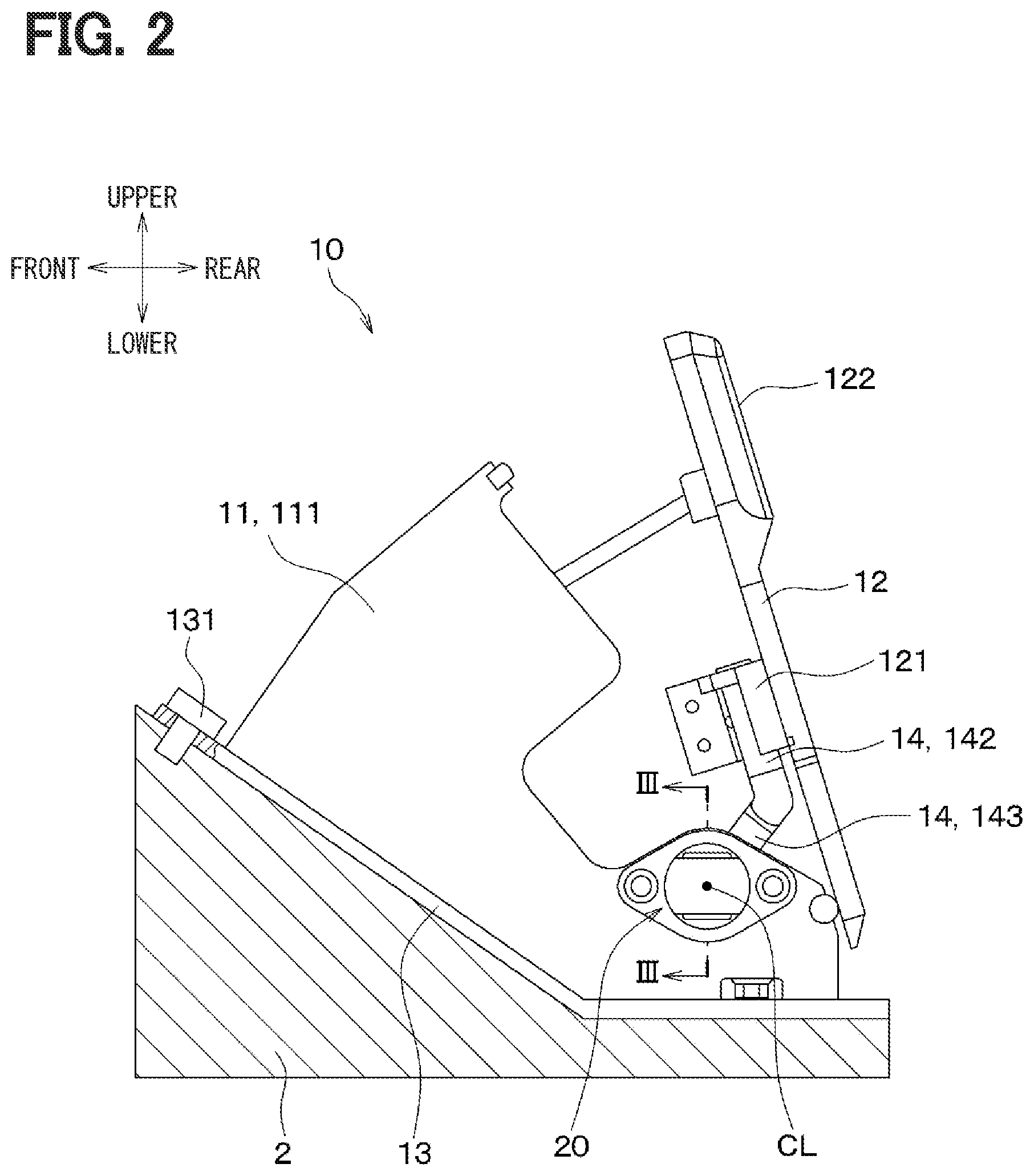 Patent US12472917 Figure 2 – Brake system