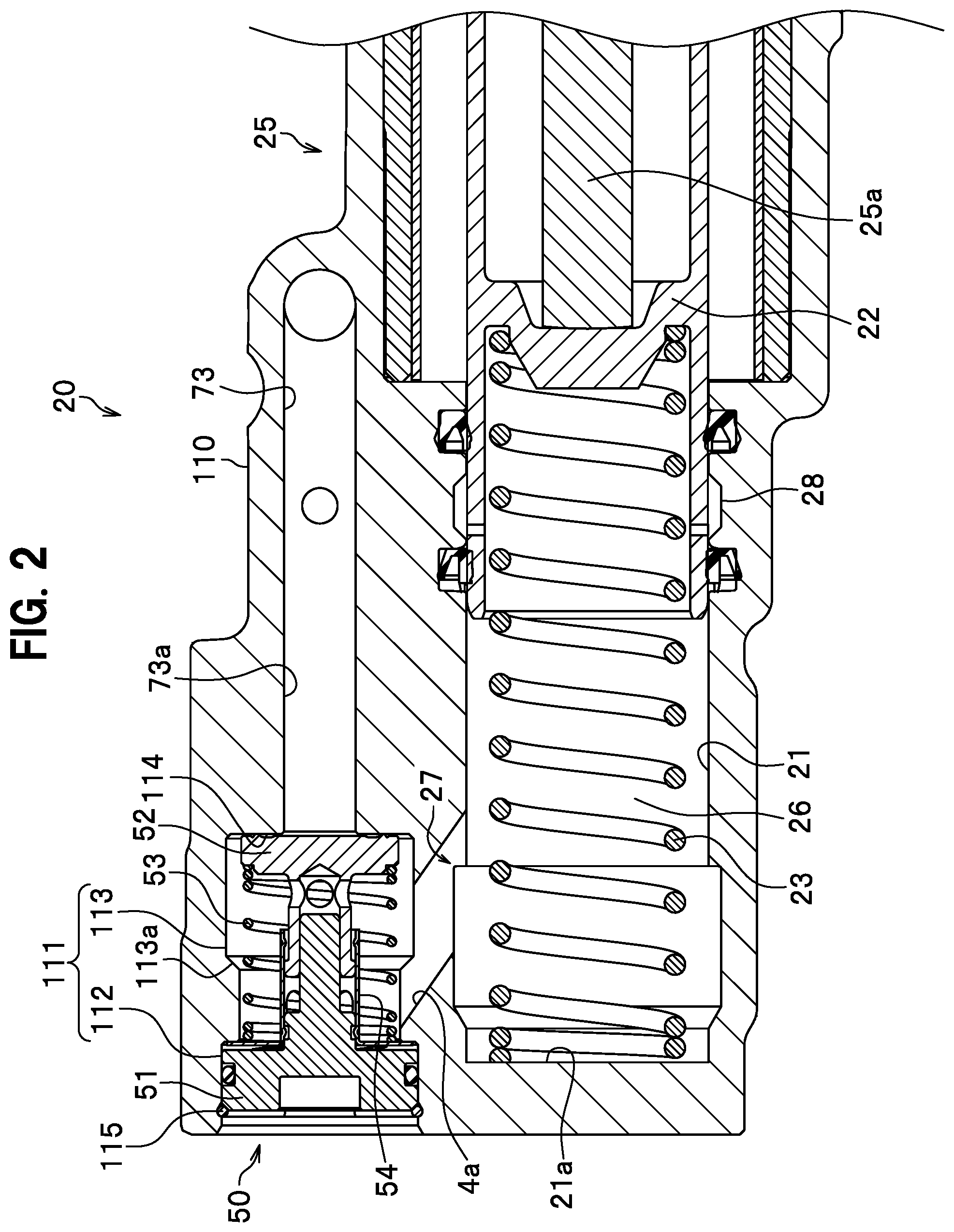 Patent US12472919 Figure 2 – Check valve and brake system